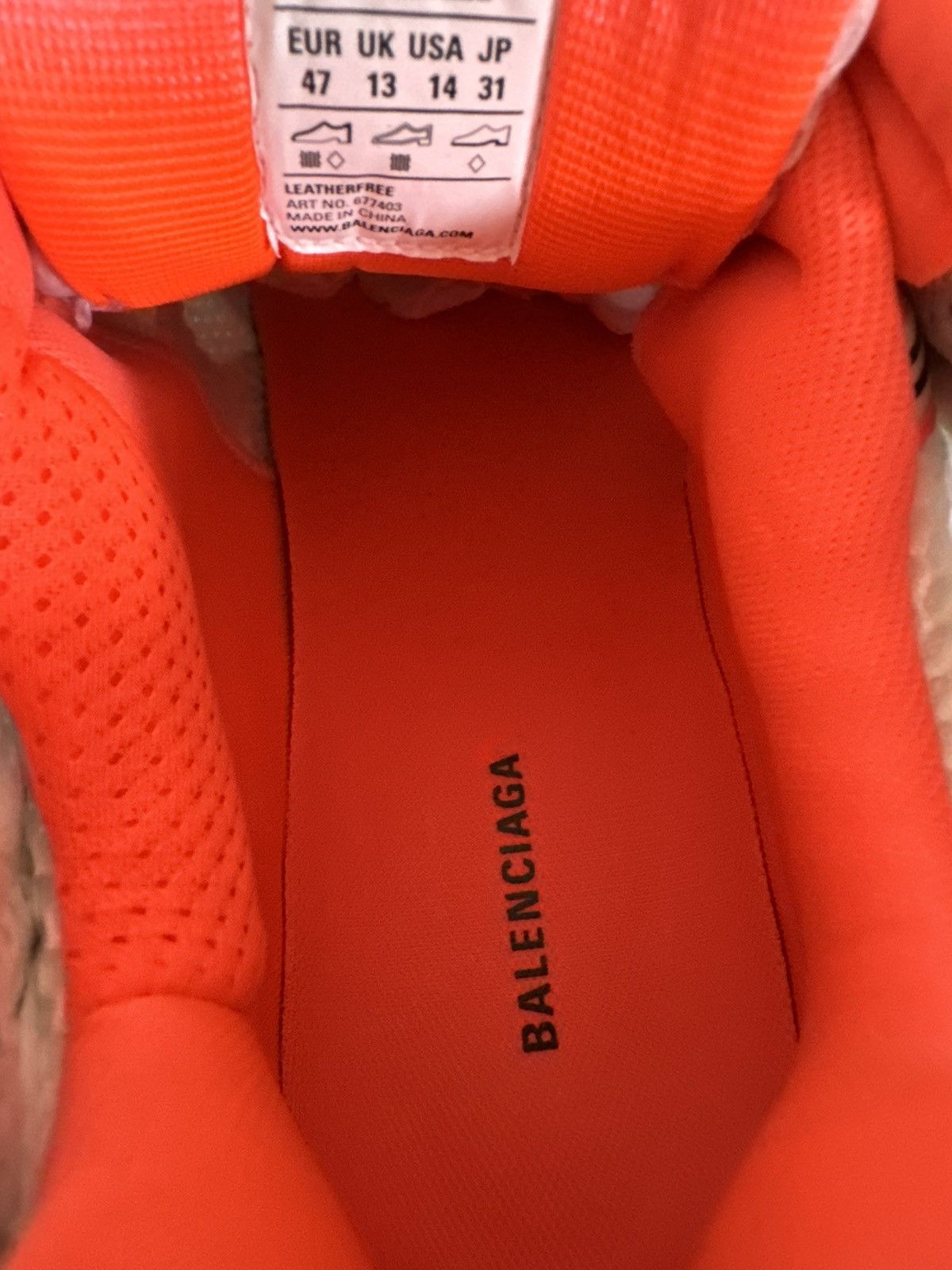 Balenciaga Balenciaga White Orange runner 47 Size US 14 / EU 47 - 7 Thumbnail