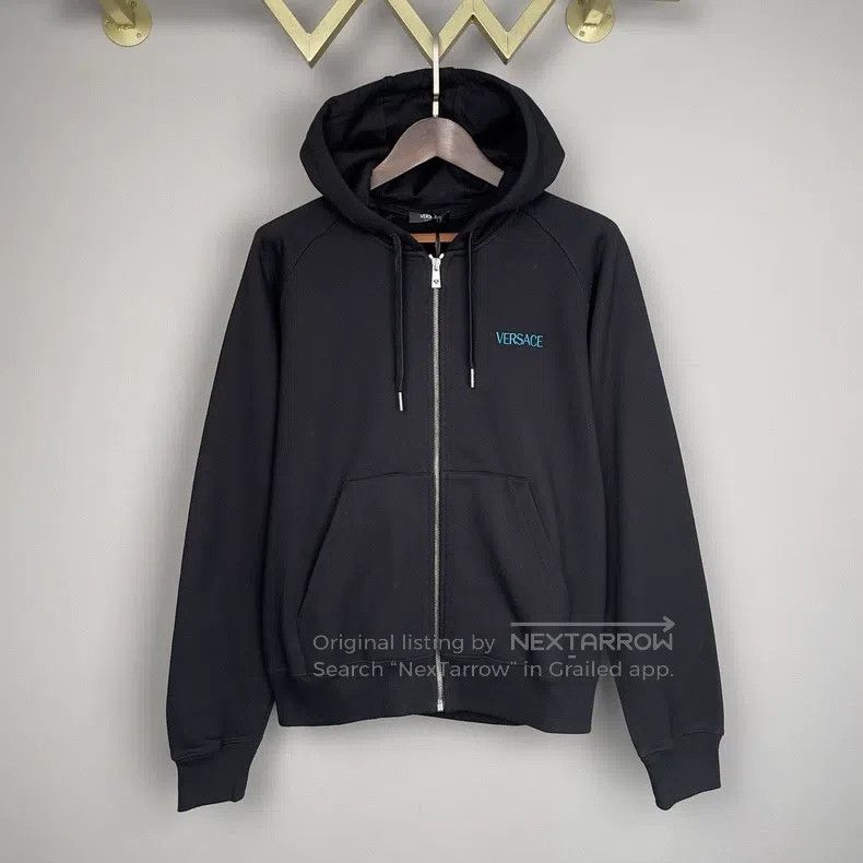 Versace Versace Heavy industry embroidered letter logo sweatshirt Size US M / EU 48-50 / 2 - 1 Thumbnail