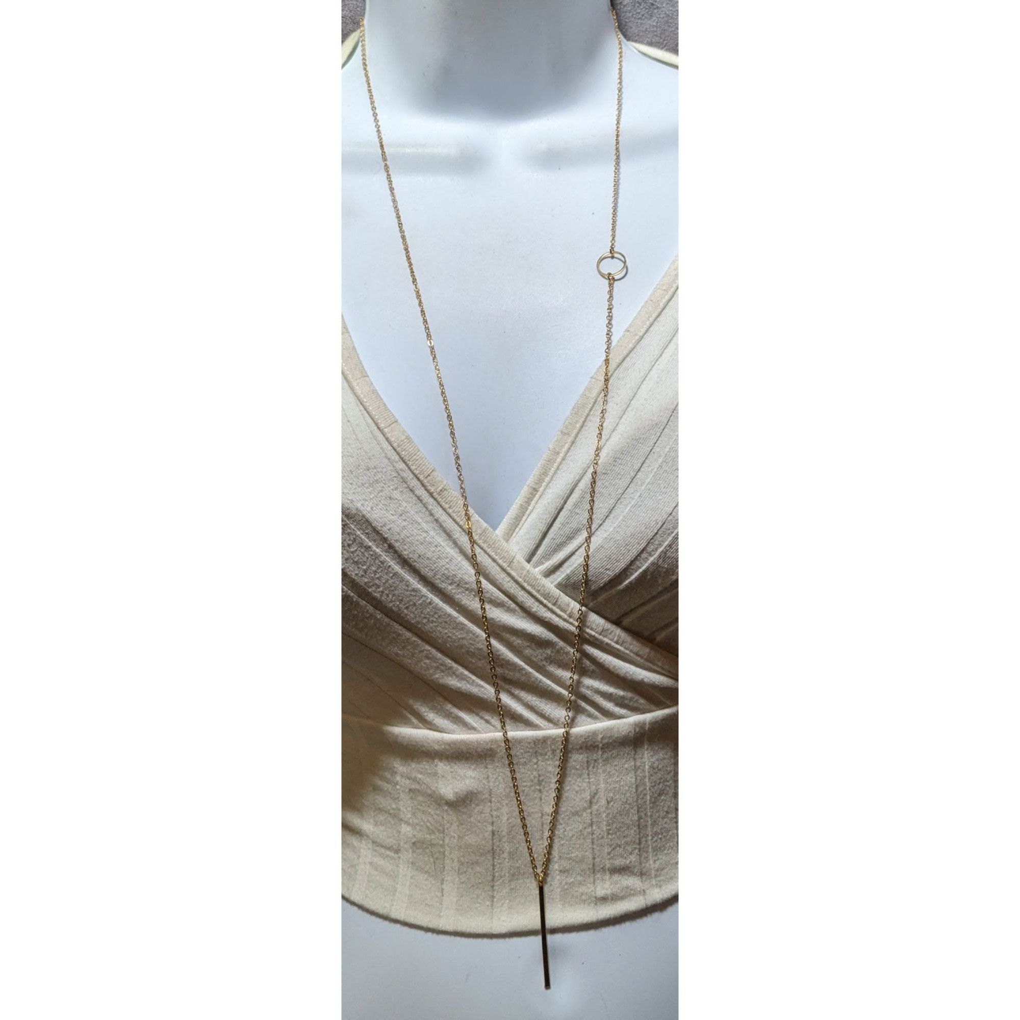Other Minimalist Gold Geometric Charm Chain Necklace Size ONE SIZE - 4 Thumbnail