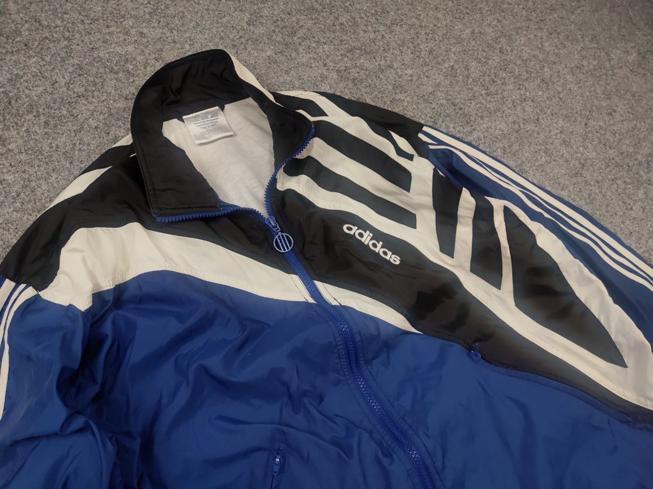 Adidas Vintage 90’s Adidas Originals Blue Zip Track Jacket Retro Size US L / EU 52-54 / 3 - 10 Thumbnail