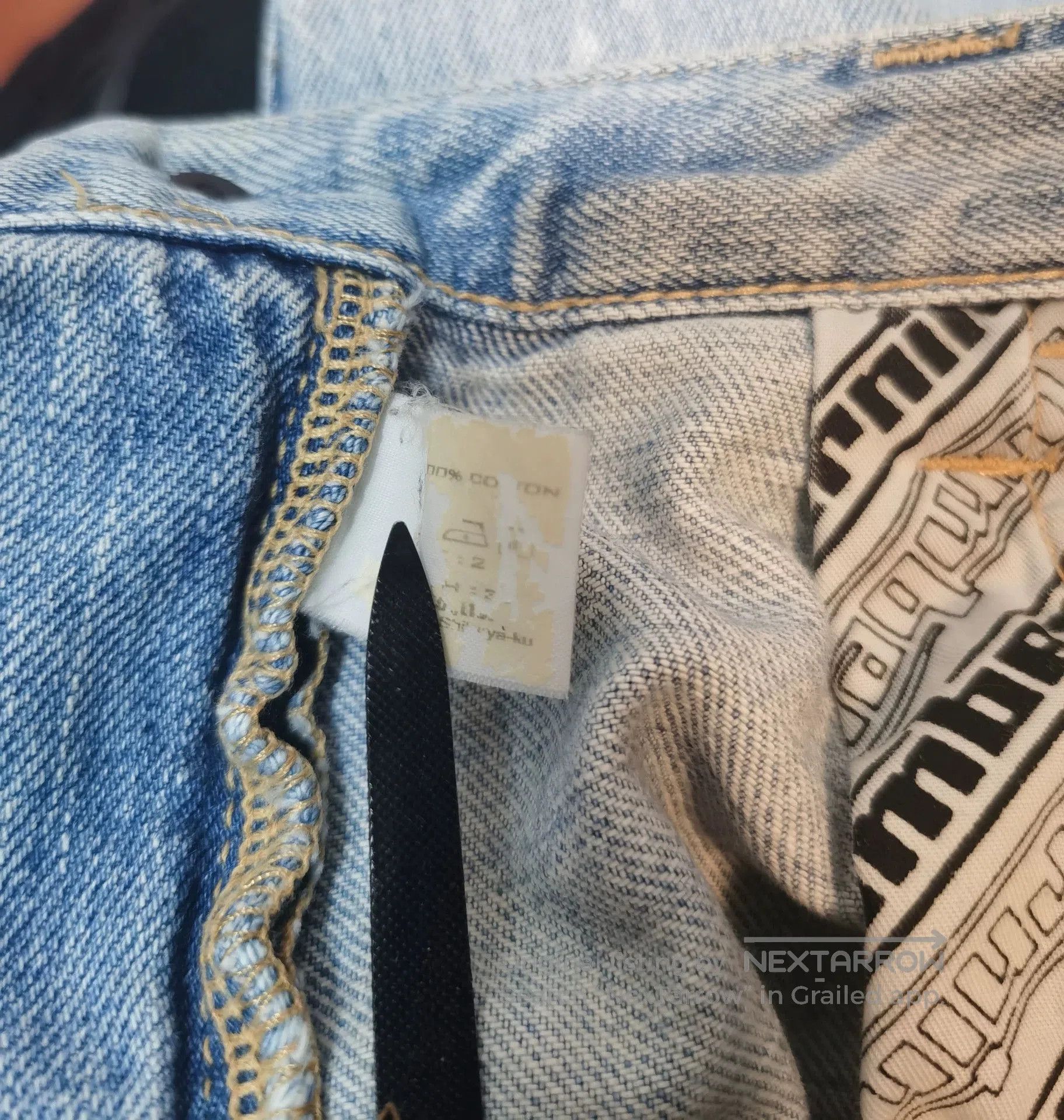 Number (N)ine number nine splash paint jeans. Size US 26 / EU 42 - 8 Thumbnail