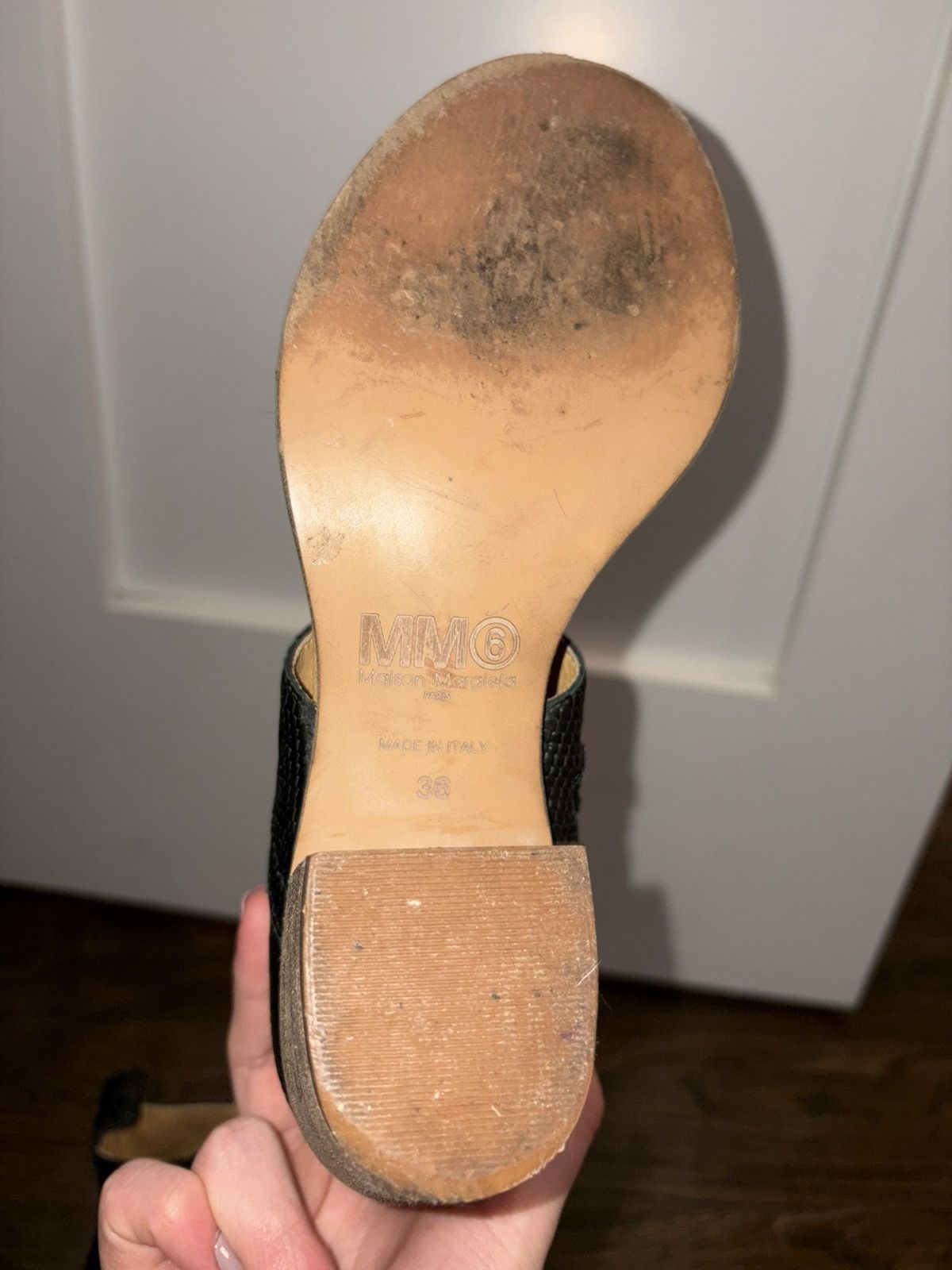 MM6 MM6 Snakeskin Peep-toe Heels Size US 6 / IT 36 - 6 Thumbnail