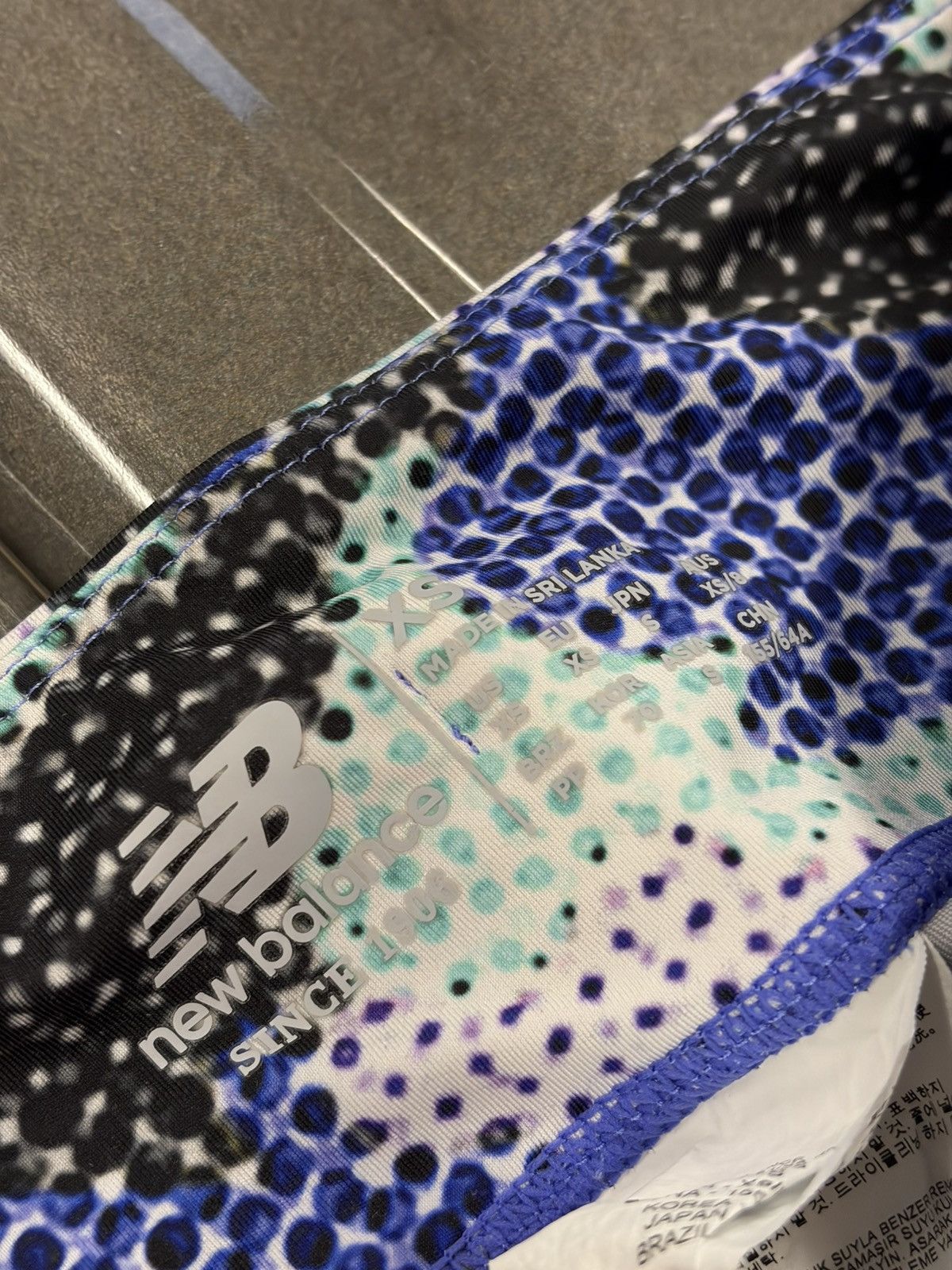 New Balance New Balance Leggings Womens XS Blue Multicolor Yoga Leggings Size 22" - 7 Thumbnail
