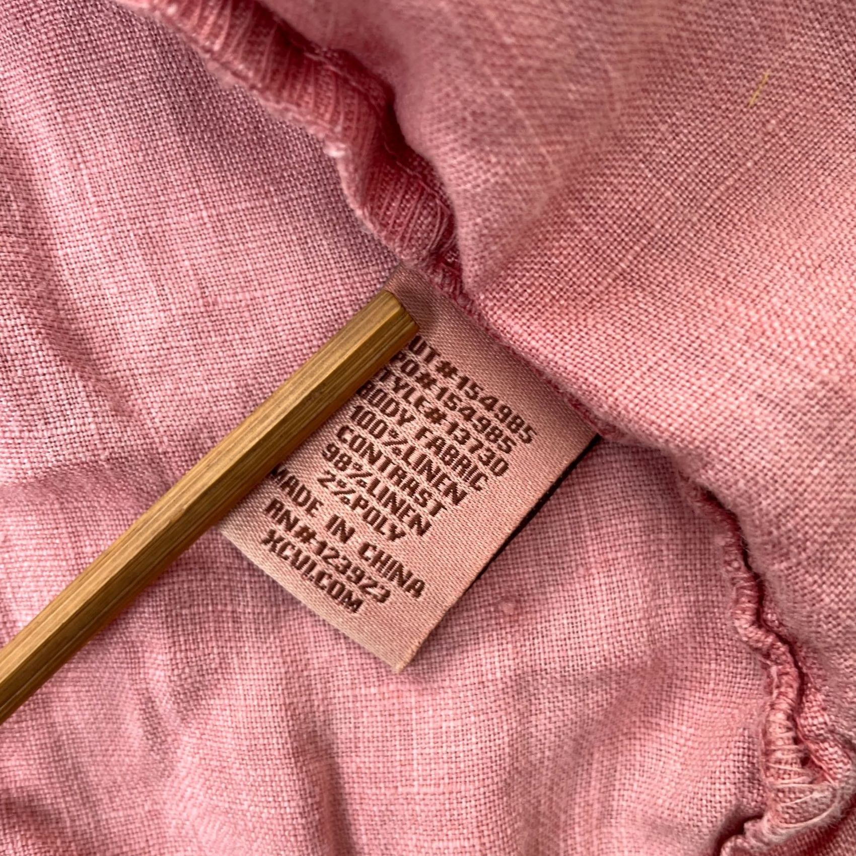 Pinko VINTAGE XCVI Jacket Womens L Pink Linen Embroidered Boho City Basic Short 3/4 Sleeve Seasonal Indoor/outdoor Size L / US 10 / IT 46 - 4 Thumbnail