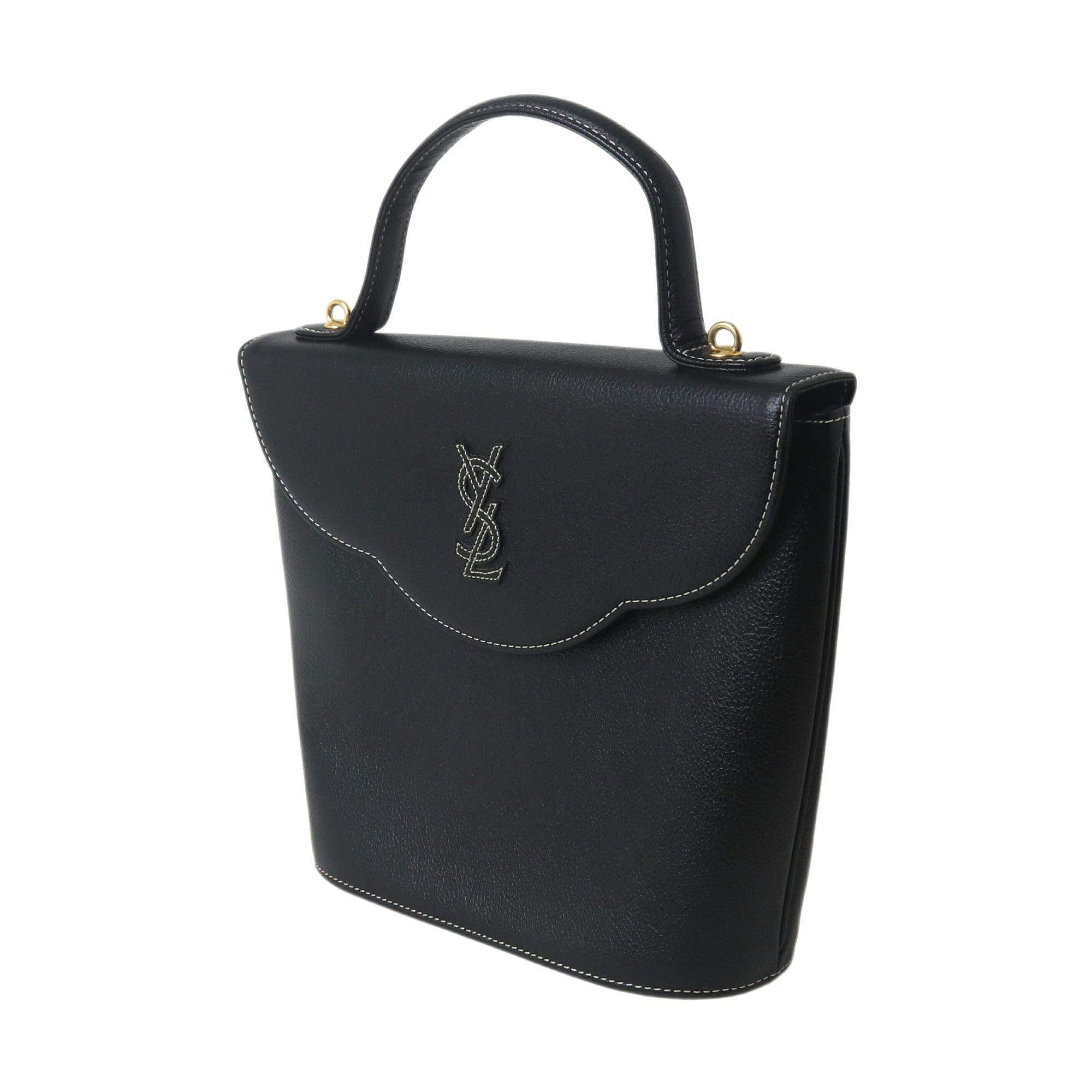 Yves Saint Laurent Yves Saint Laurent handbag, leather, black. Size ONE SIZE - 1 Thumbnail