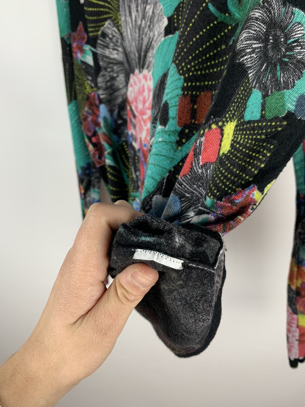 Desigual Desigual Flower Pattern Sweater Long Sleeve Multicolor Y2K Size S / US 4 / IT 40 - 10 Thumbnail
