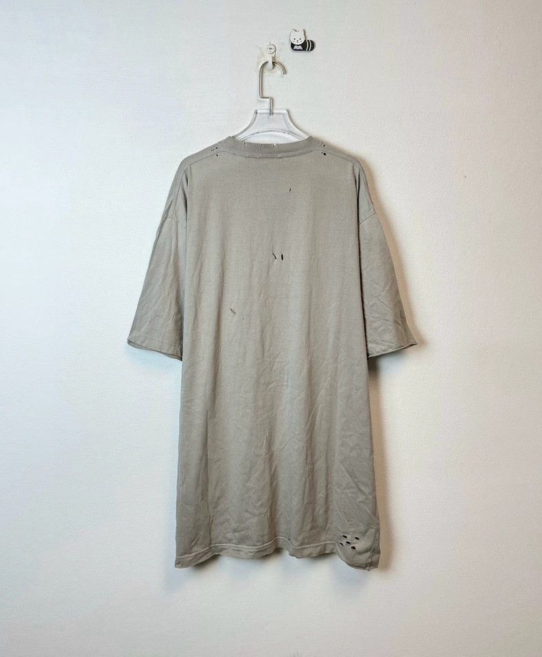 Balenciaga Balenciaga Brown mosaic BB letter logo ripped short sleeve Size US S / EU 44-46 / 1 - 3 Thumbnail