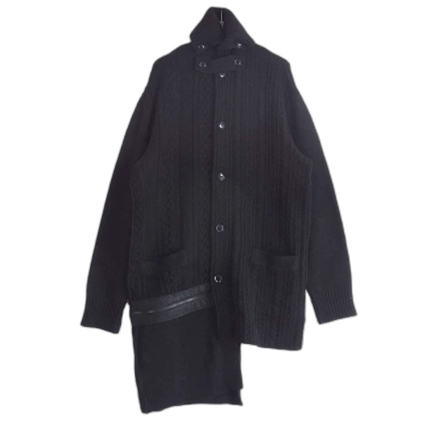 Yohji Yamamoto yohji yamamoto unisex wool knit coat Size US M / EU 48-50 / 2 - 1 Thumbnail