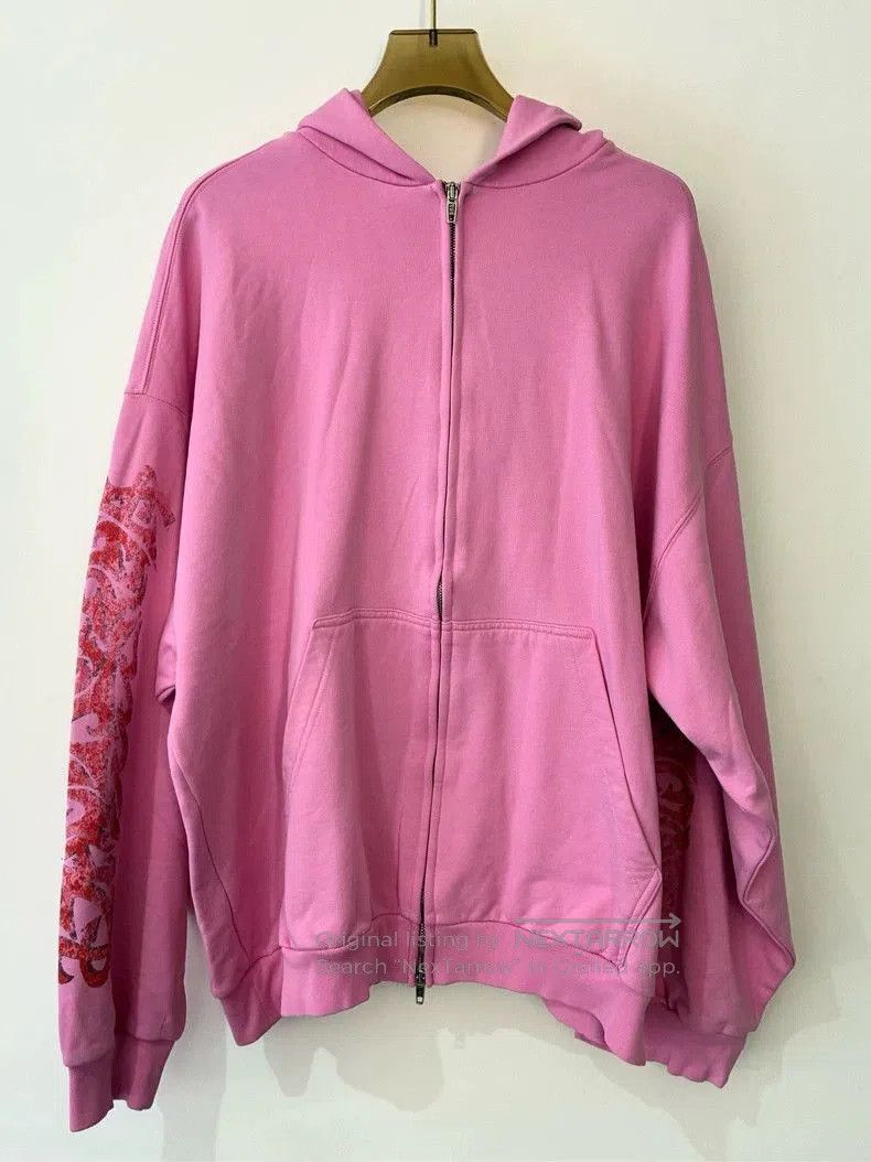 Balenciaga Balenciaga 24SS Pink Flame Zip Hoodie. Size US S / EU 44-46 / 1 - 2 Thumbnail
