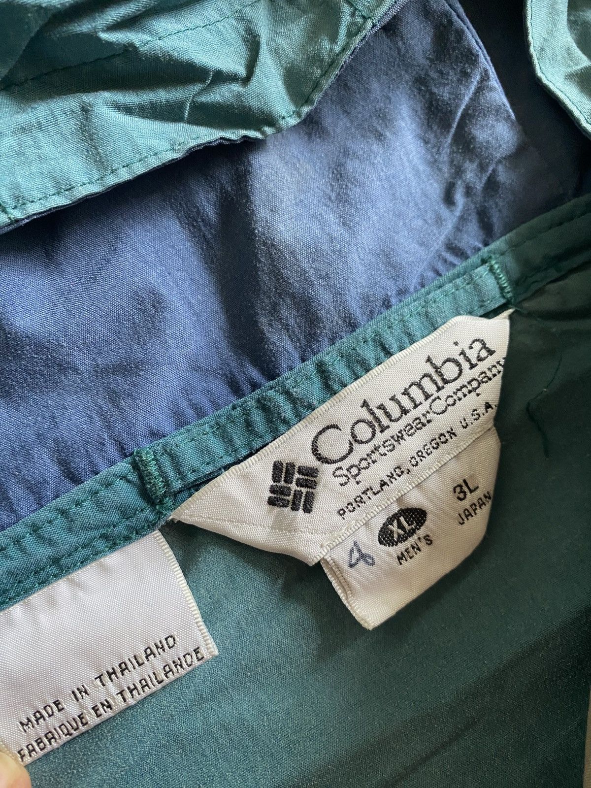 Columbia × The North Face Vintage 90s Columbia Anorak Windbreaker Size US XL / EU 56 / 4 - 6 Thumbnail