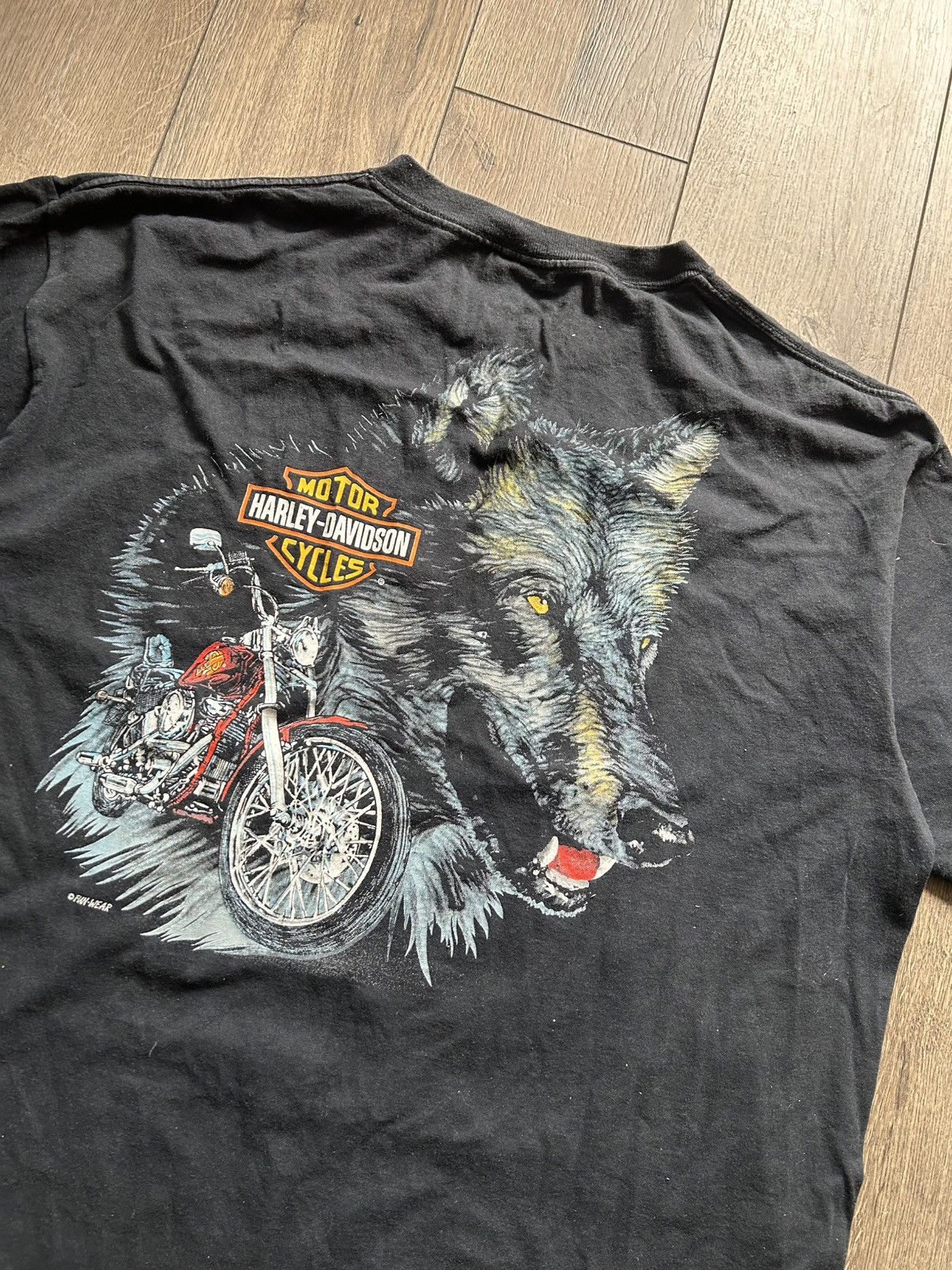 Harley Davidson Harley-Davidson 90s T-shirt Made in USA Size US XL / EU 56 / 4 - 1 Thumbnail