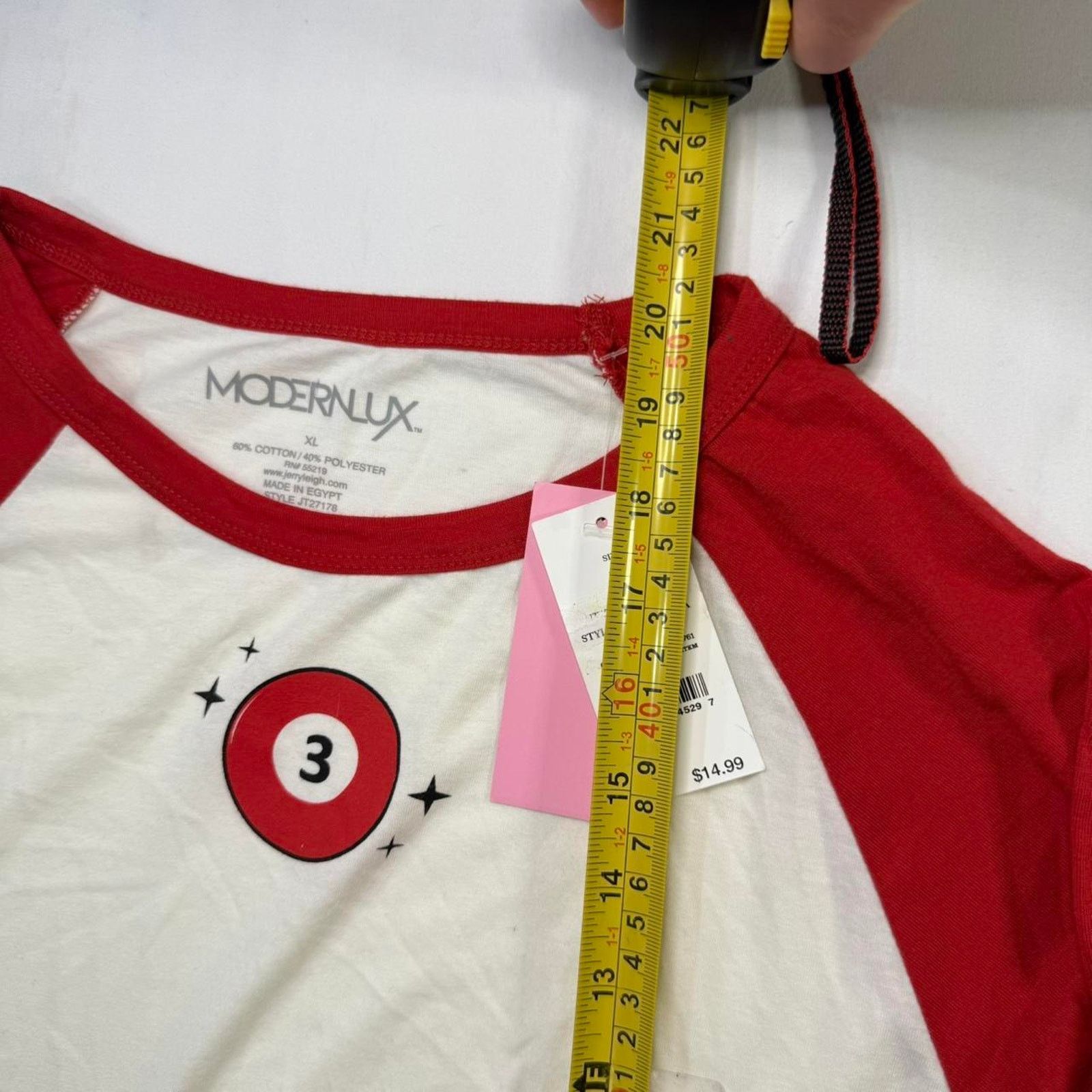 & Other Stories Trendy Red long sleeve Pool Ball Y2K shirt Sz S Size XL / US 12-14 / IT 48-50 - 3 Thumbnail