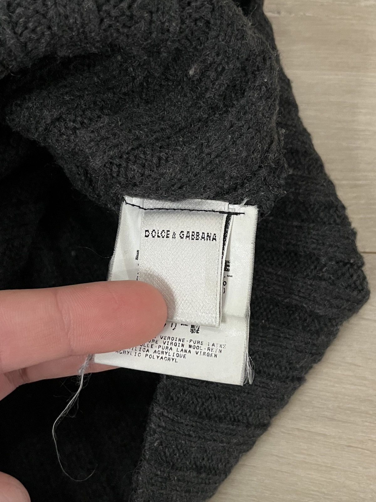 Dolce & Gabbana 🔥00'S DOLCE & GABBANA ARCHIVE CREAWNECK WOOL SWEATER DG Size US S / EU 44-46 / 1 - 10 Thumbnail