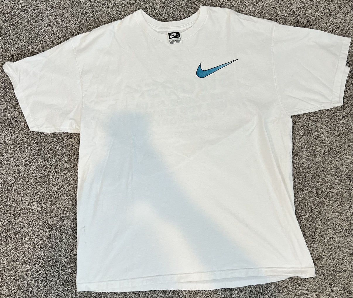 Nike Vintage 90s Essential Baggy Nike Center Swoosh Shirt Size XL Size US XL / EU 56 / 4 - 2 Thumbnail
