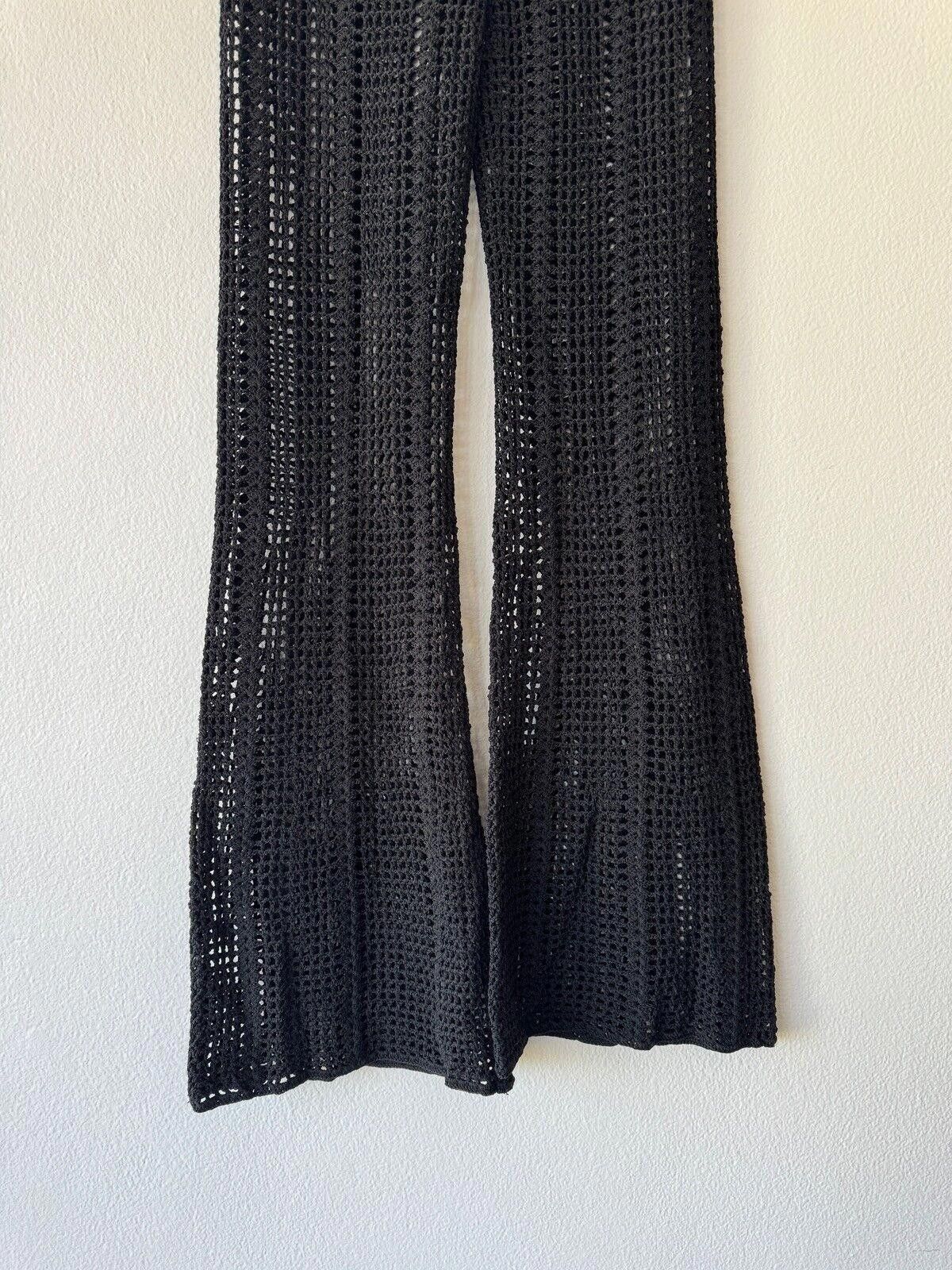 Dion Lee New dion lee knit pinnacle crochet pant black extra small 6 Size 26" / US 2 / IT 38 - 7 Thumbnail