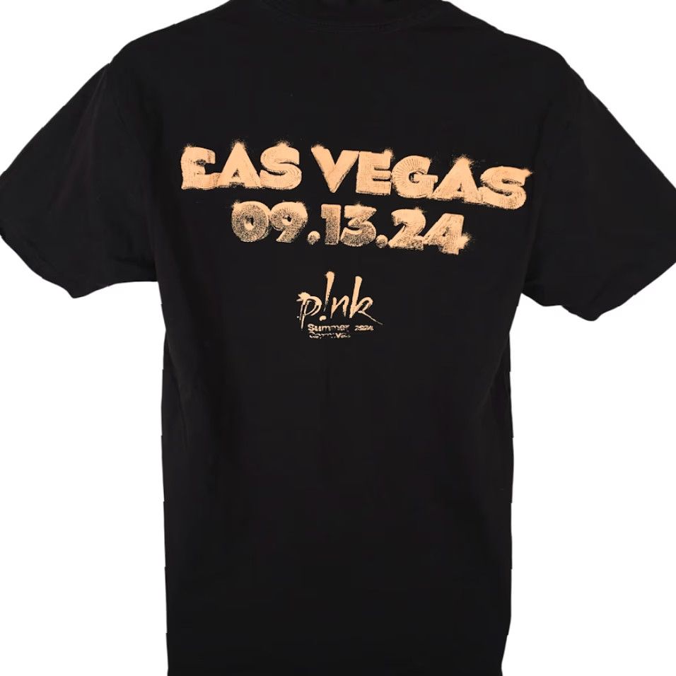 Pinko Pink Concert T Shirt Mens Size Medium Black Summer 2024 Carnival Tour Las Vegas Size US M / EU 48-50 / 2 - 4 Thumbnail