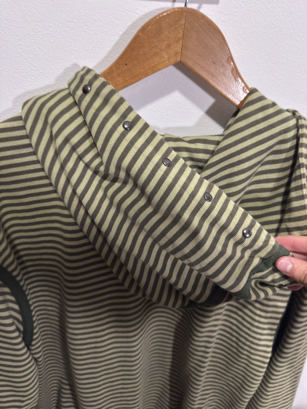 Jaded London Jaded London Micro Stripe Zip Up Astro Hoodie Size US M / EU 48-50 / 2 - 3 Thumbnail