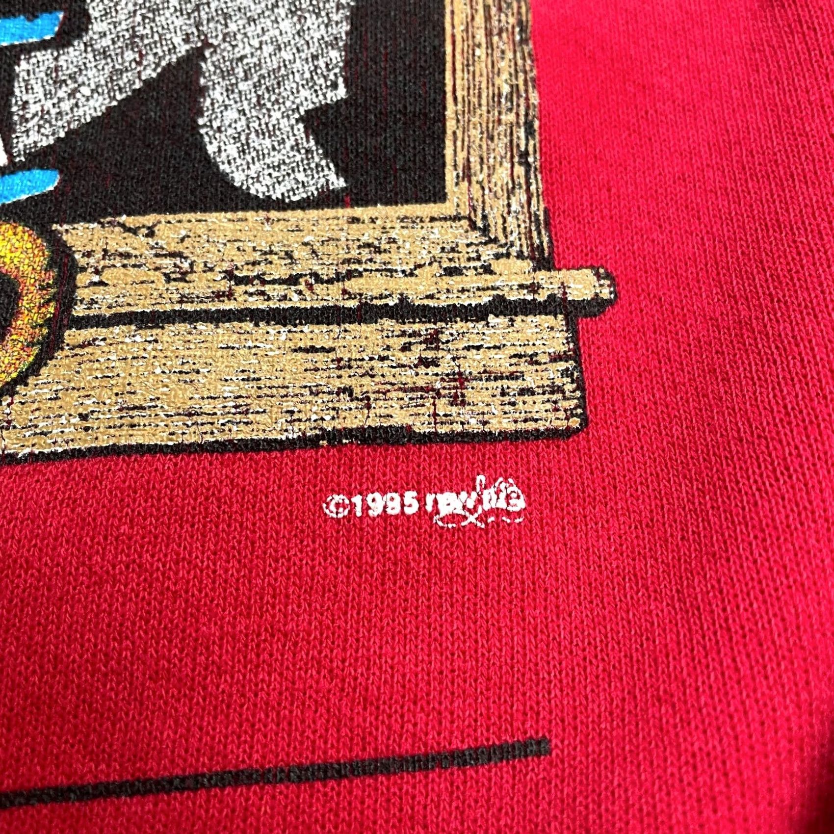Lee VINTAGE Lee 90s Y2K Graphic Sweatshirt Unisex Adult 2XL Red Crew Neck Casual Size US XXL / EU 58 / 5 - 4 Thumbnail
