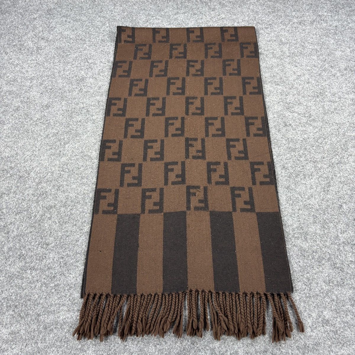 Fendi × Vintage Fendi Scarf # D743 # Muffler # Neckwear Size ONE SIZE - 4 Thumbnail