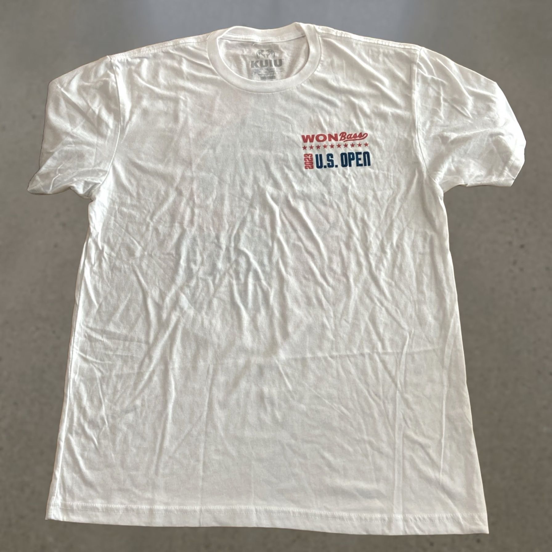 Logo 7 KUIU Shirt Mens Large White Ram Logo Stars Graphic US Bass Open Hunting Crew Tee Size US L / EU 52-54 / 3 - 1 Thumbnail