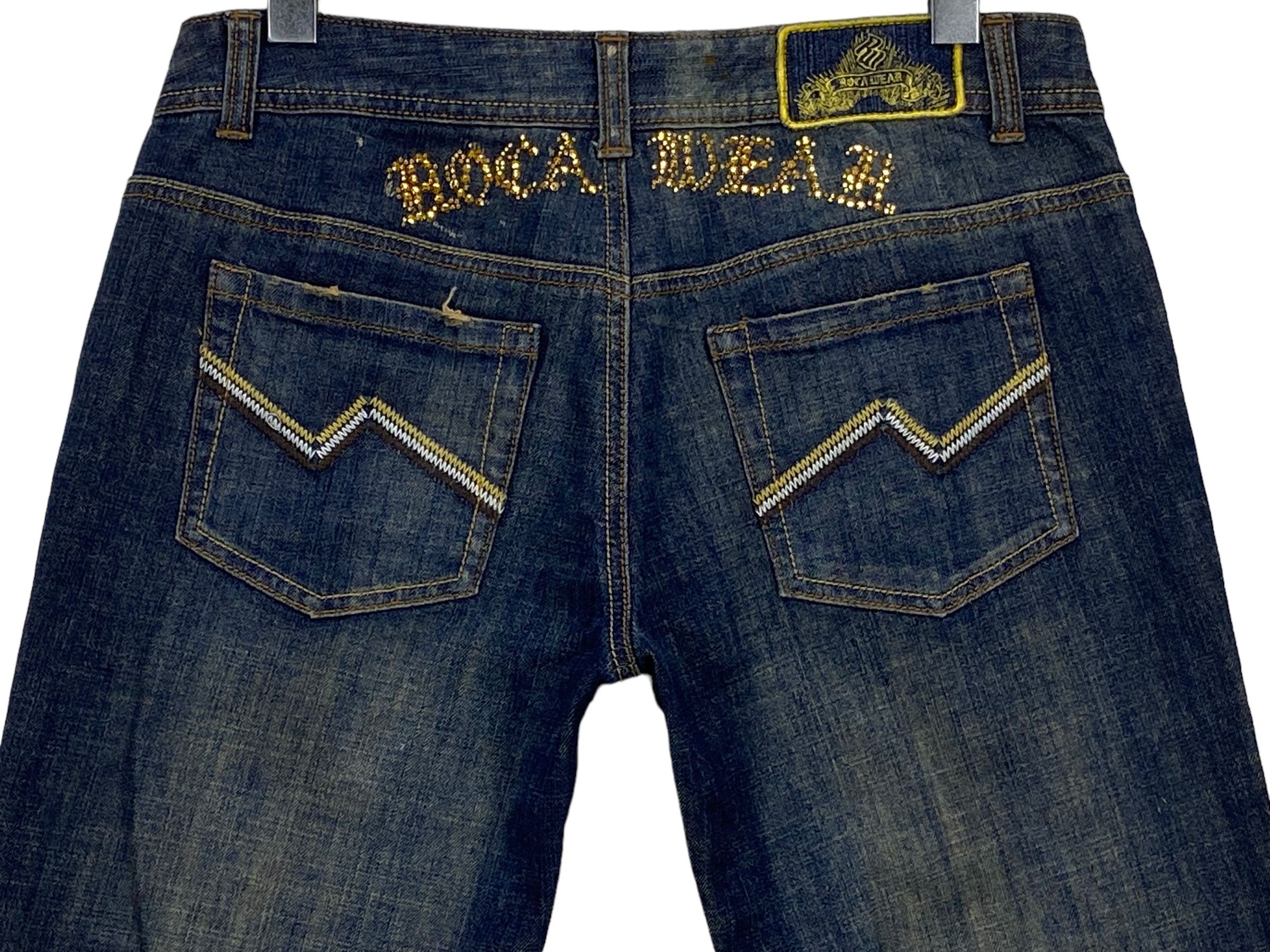 Jay-Z Rocawear Hip Hop Skateboards Flare Jeans Size 28" / US 6 / IT 42 - 5 Thumbnail