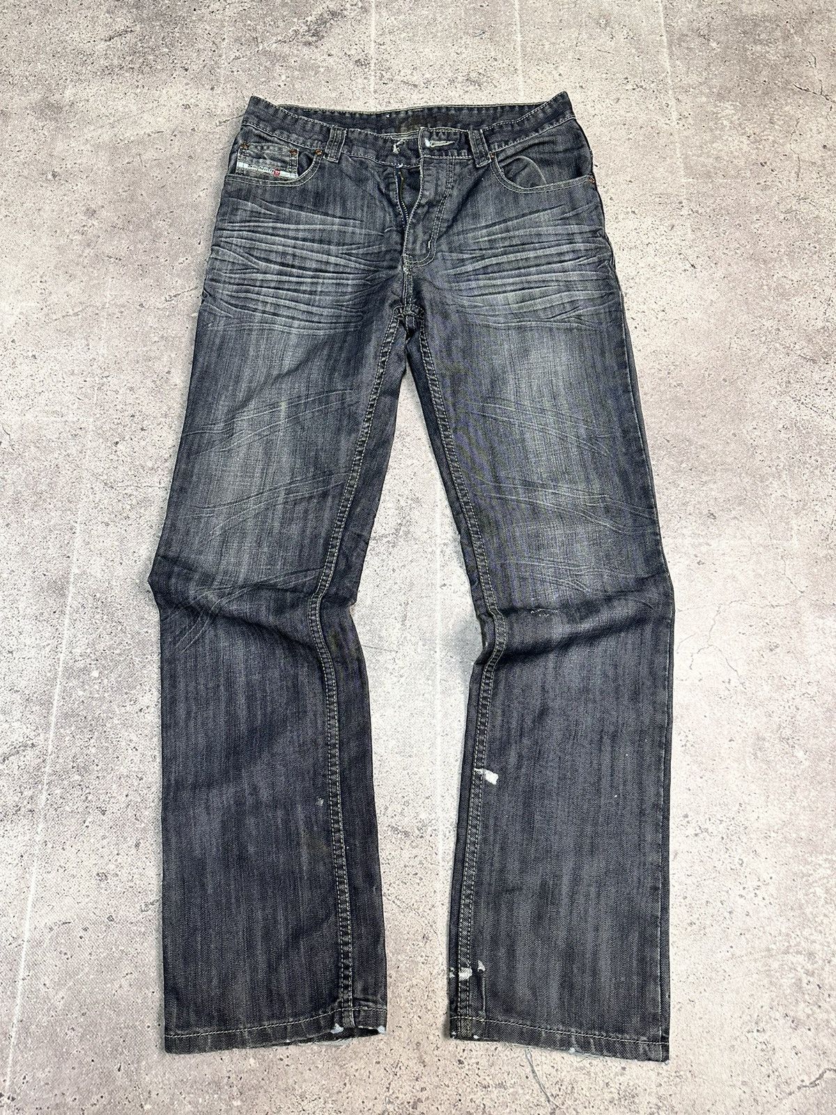 Diesel Vintage Diesel faded jeans Bontage cut Italy vintage style Size US 32 / EU 48 - 4 Thumbnail