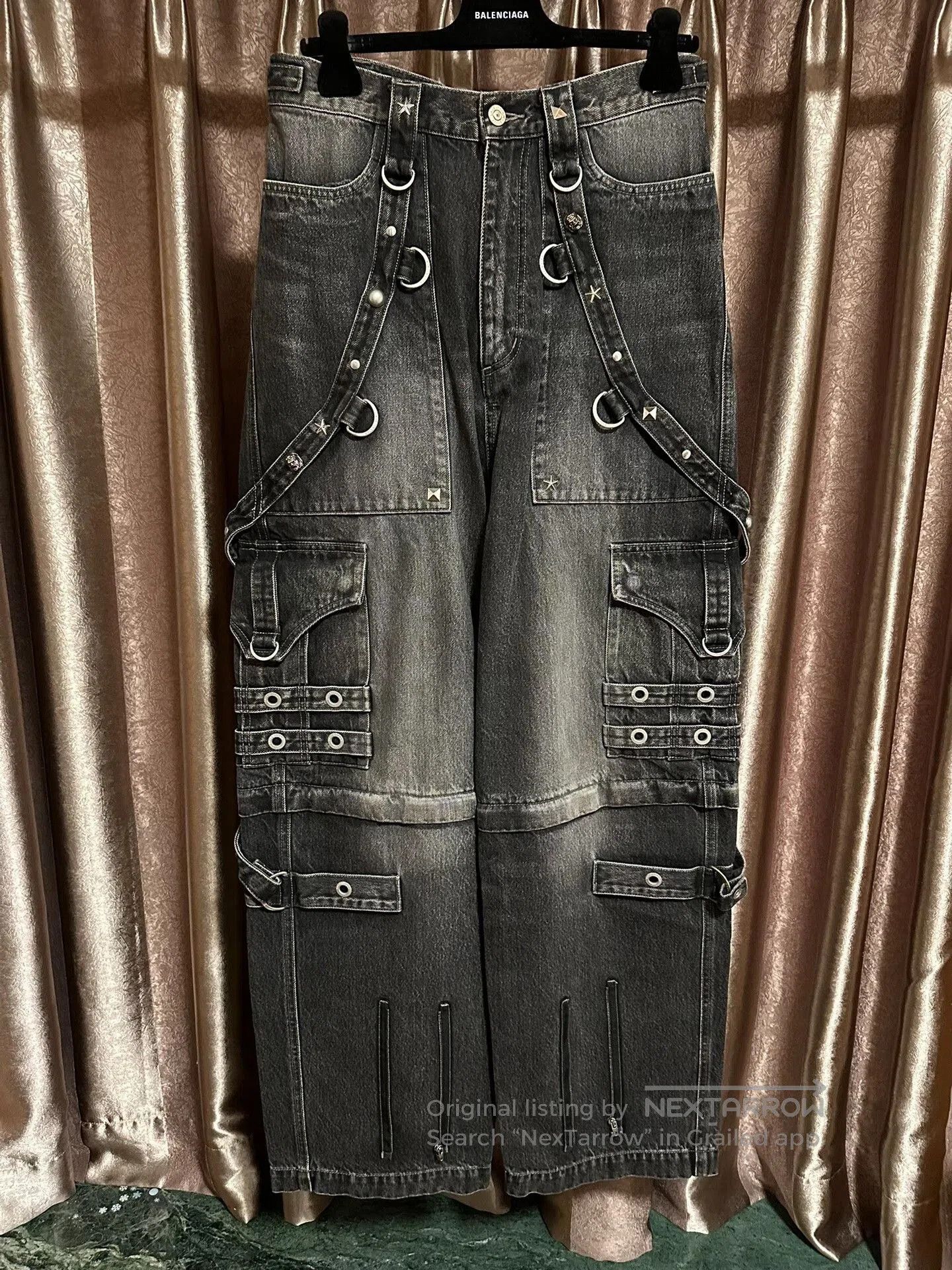 Balenciaga Balenciaga Gray Cargo Pants. Size US 28 / EU 44 - 1 Thumbnail