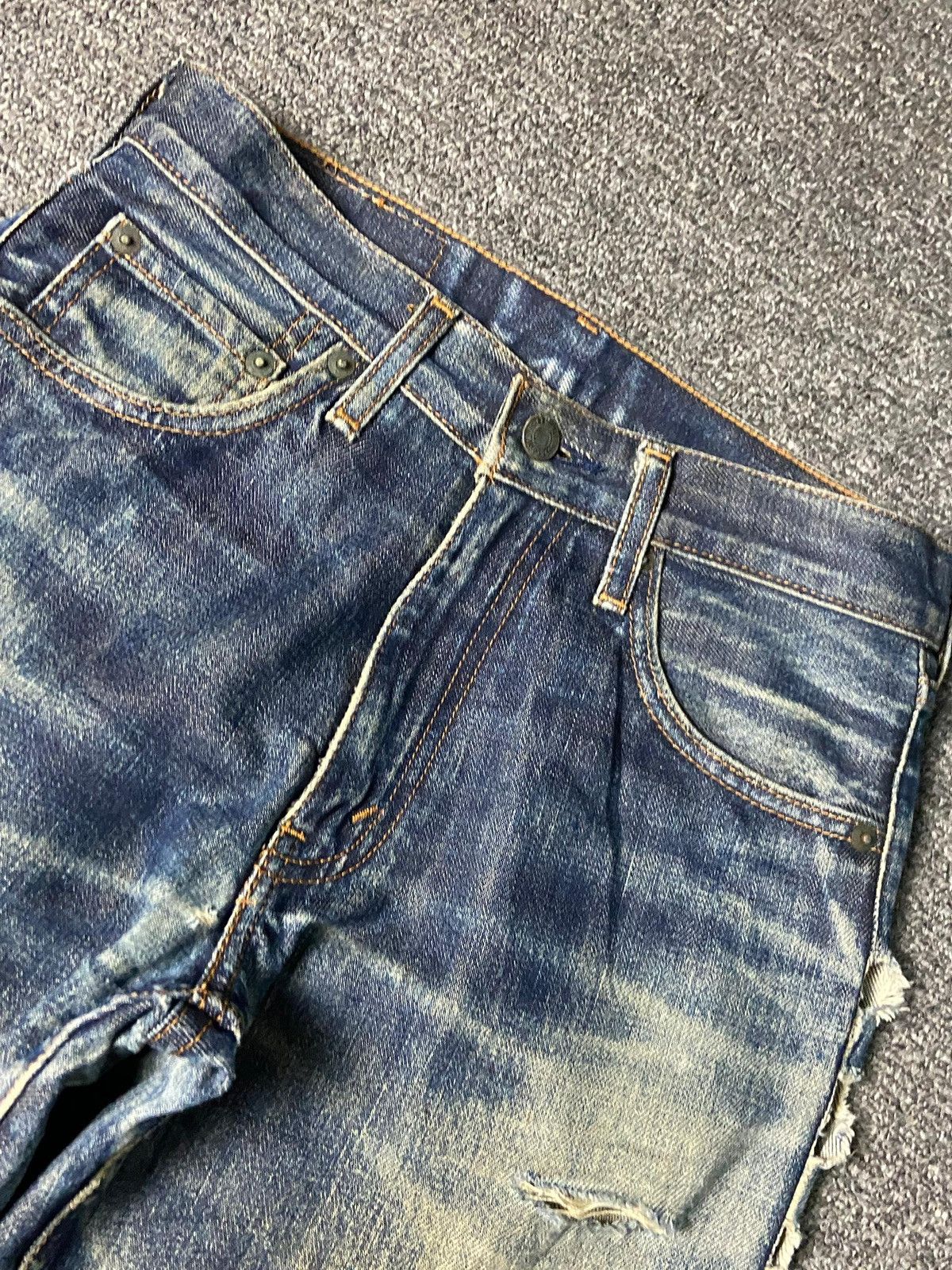 Levi's Levis Strauss Co. Distressed Ripped Jeans (154) Size US 28 / EU 44 - 12 Thumbnail