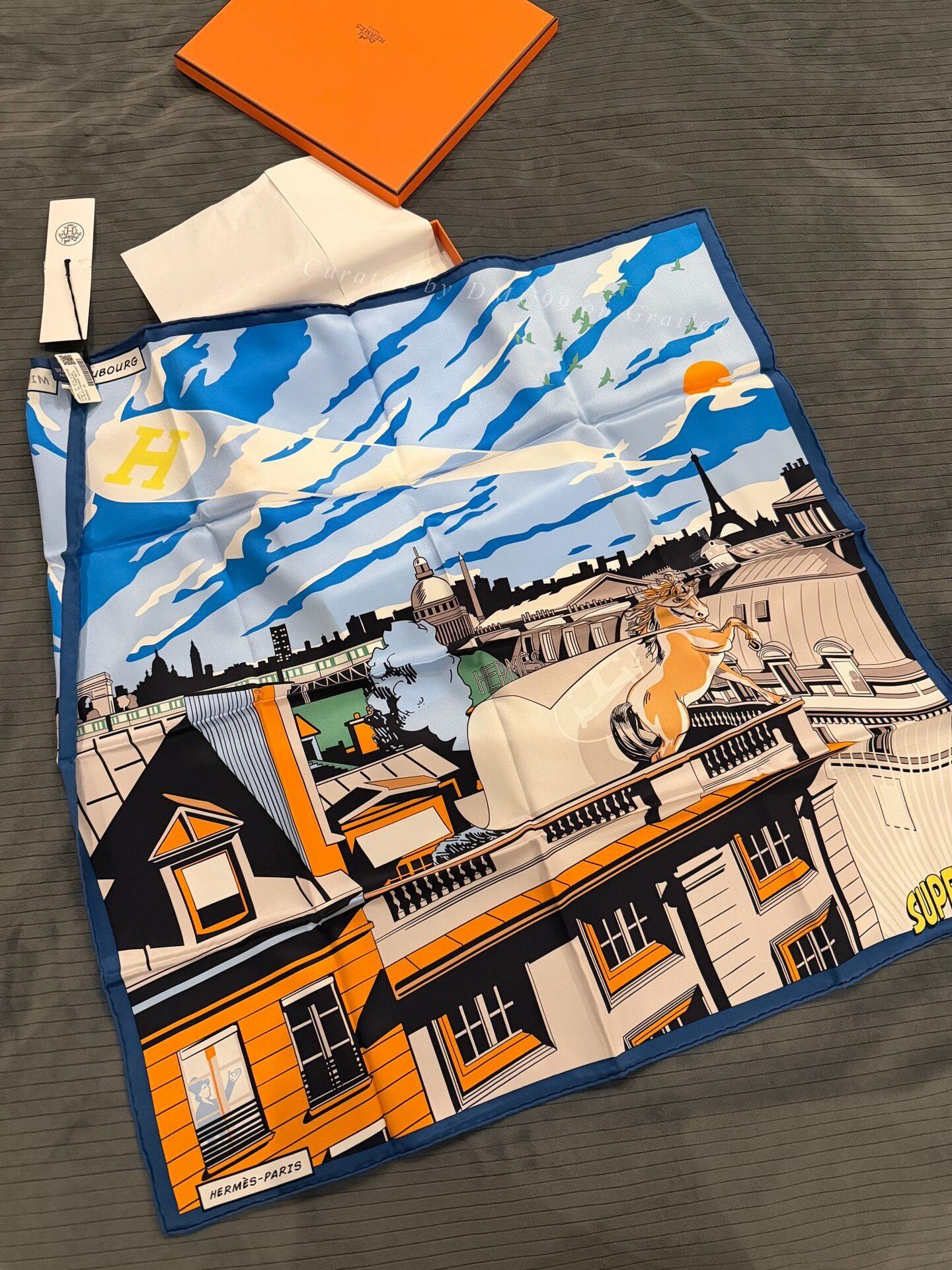 Hermes Hermes Painted Silk Scarf 70cm Size ONE SIZE - 1 Thumbnail