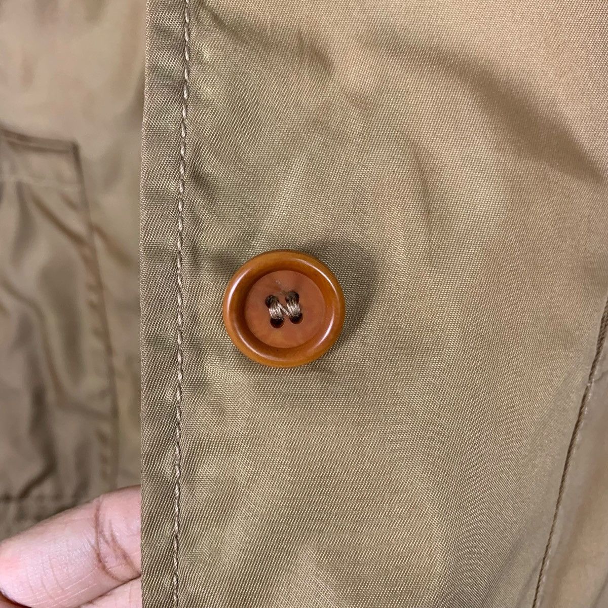 Prada Vintage Prada Made In Italy Brown Women Jacket Size XL / US 12-14 / IT 48-50 - 14 Thumbnail