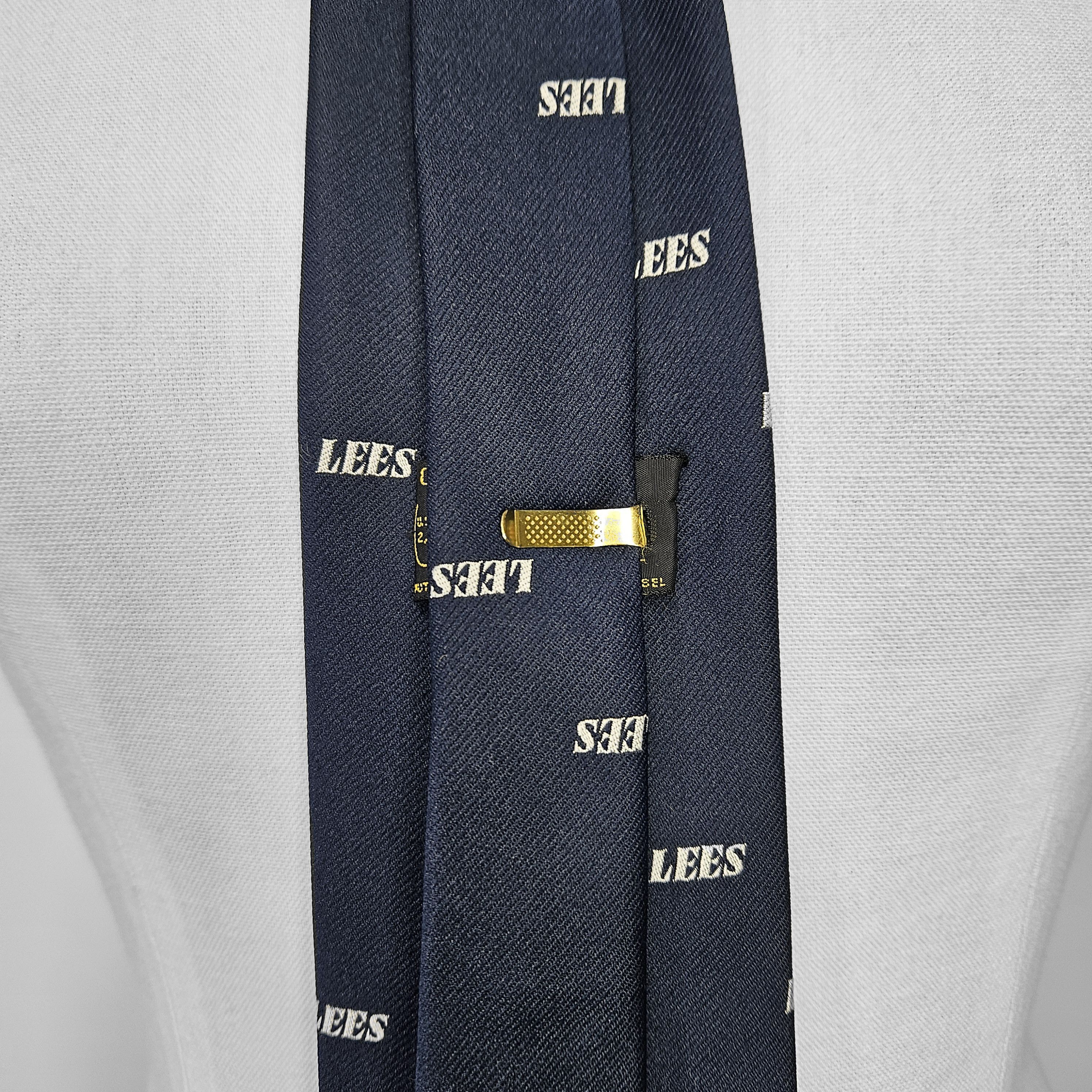 Other Prince Consort 54x3.25" LEES Necktie Tie Vintage Navy Logo Size ONE SIZE - 9 Thumbnail