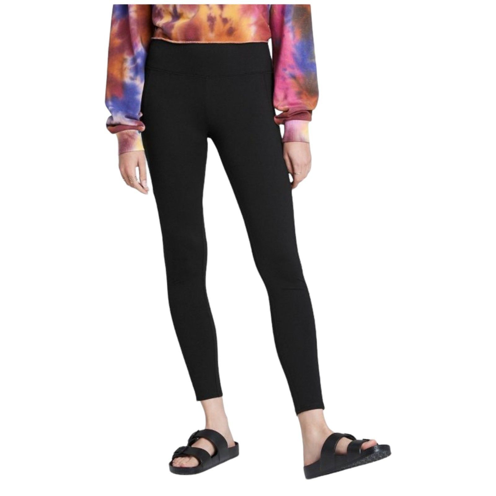 Other Wild Fable - Women's High-Waisted Leggings - Black - Extra S Size 24" / US 00 / IT 34 - 1 Thumbnail