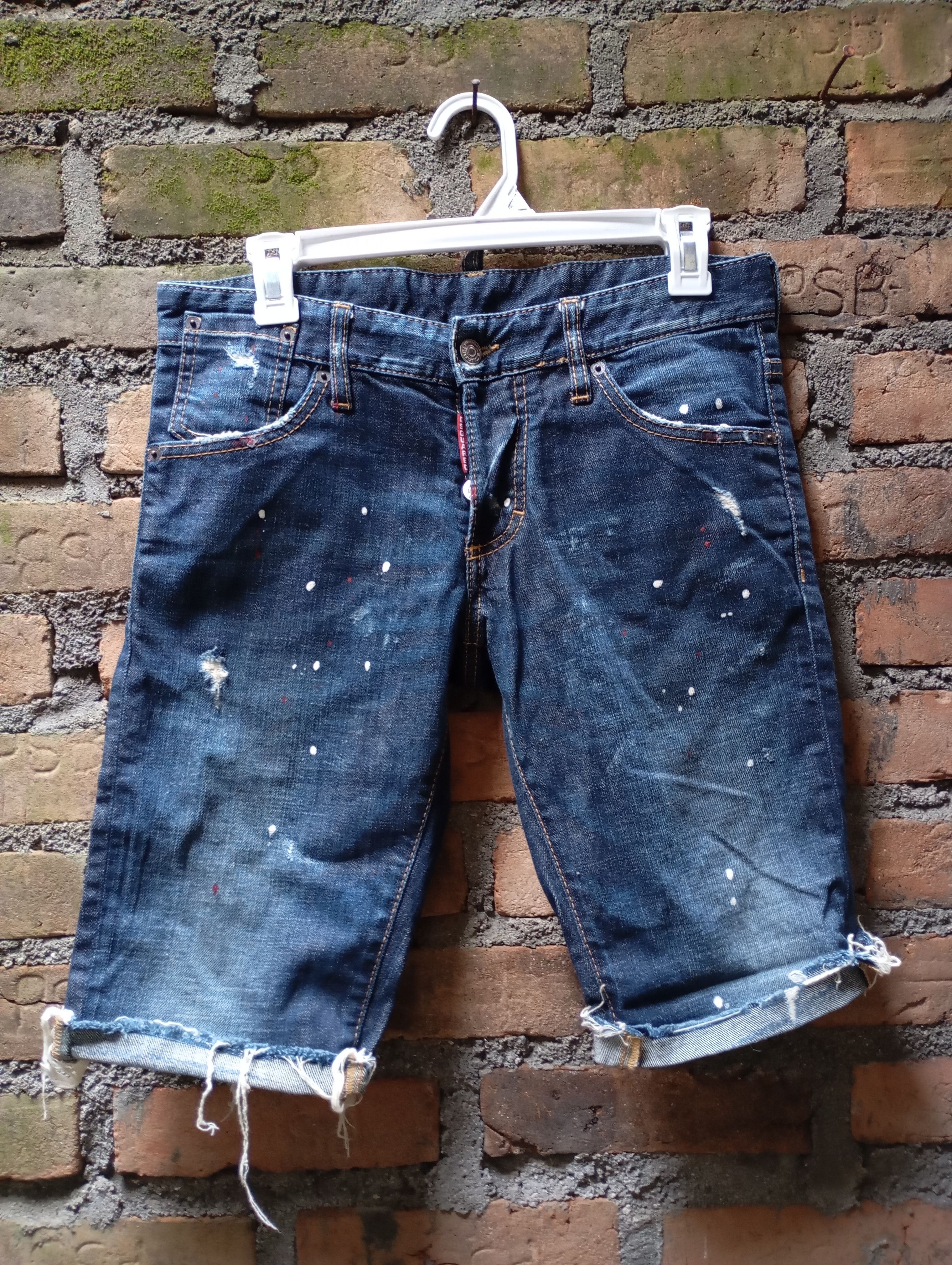 image of Dsquared2 Shorts Pant Made In Italy in Denim, Women's (Size 32)