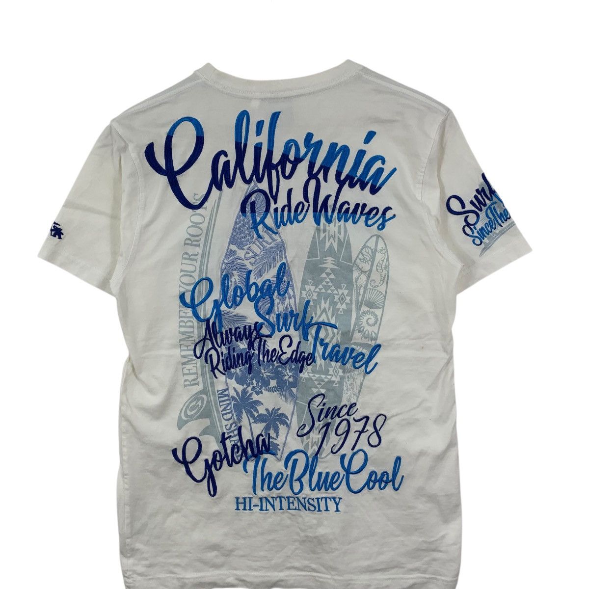 Gotcha GOTCHA CALIFORNIA SURF Ride Waves Sunwear Tee Shirt Top Size US L / EU 52-54 / 3 - 7 Thumbnail