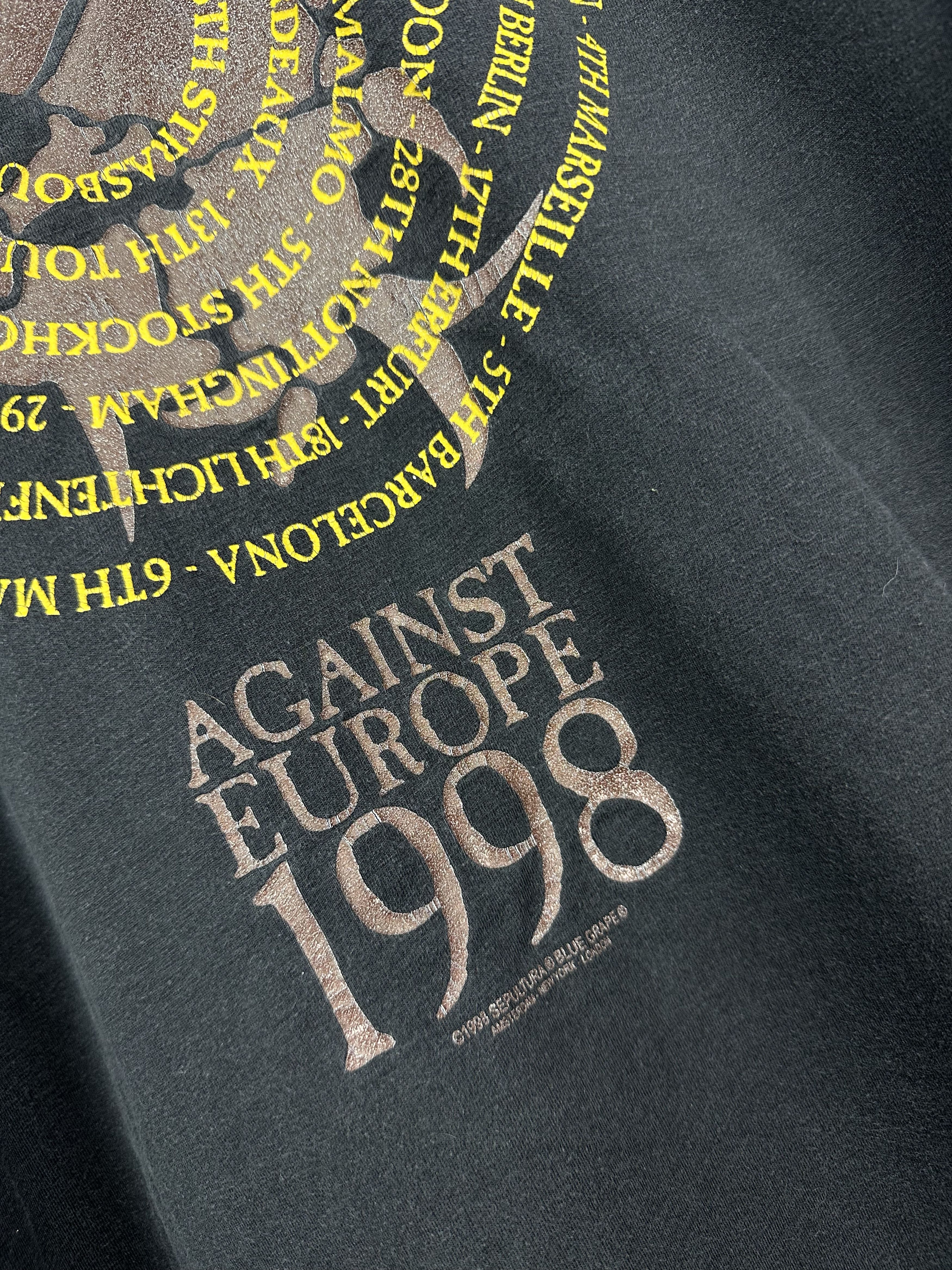 Band Tees Vintage 1998 Sepultura Shirt Band Long Sleeve Tee Rare Hype Size US XL / EU 56 / 4 - 14 Thumbnail