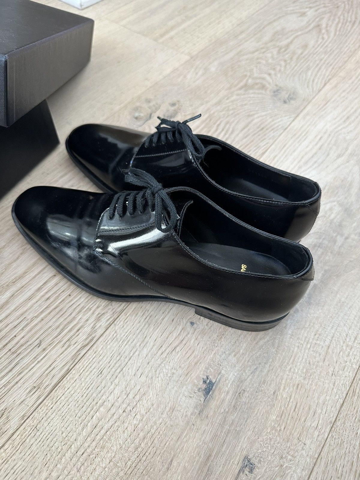Saint Laurent Paris Saint Laurent Army Derby Size 38.5 Size US 8.5 / IT 38.5 - 2 Thumbnail