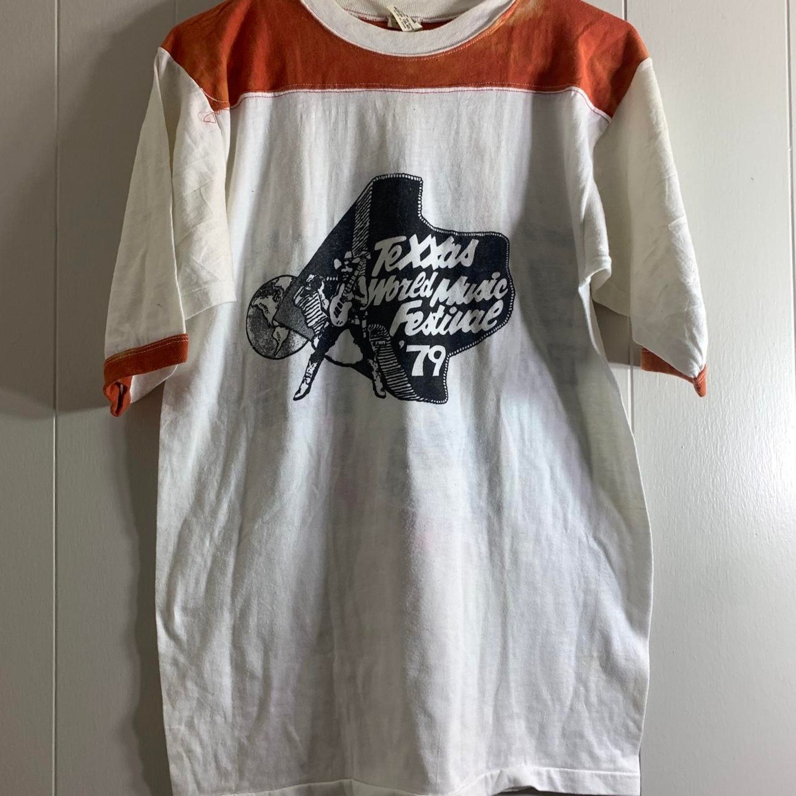 Vintage 1979 BOSTON VAN HALEN SAMMY HAGAR TKO double sided tee shirt Size US M / EU 48-50 / 2 - 3 Thumbnail