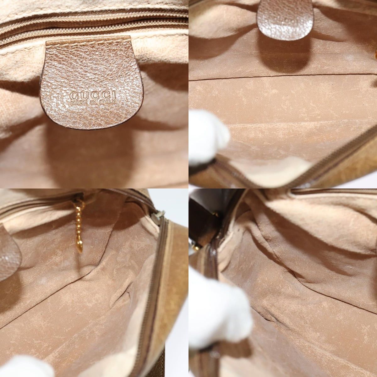 Gucci GUCCI Shoulder Bag Canvas Beige Gold 007 115 007 115 Size ONE SIZE - 11 Thumbnail