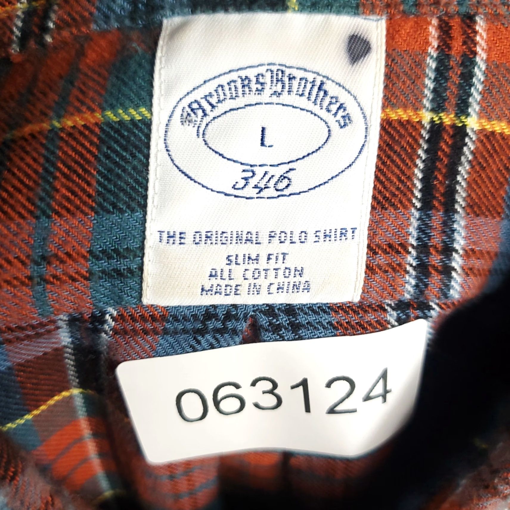 Brooks Brothers Brooks Brothers Shirt Mens L Red Blue Plaid Flannel Button-Up Long Sleeve Cotton Button-Down Collar Regular Fit Classic Preppy Mens Size US L / EU 52-54 / 3 - 7 Thumbnail