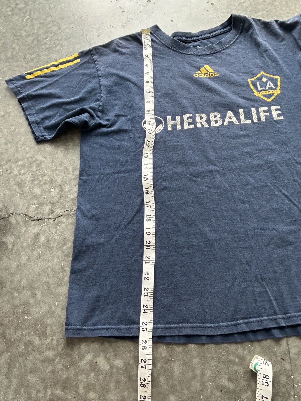Adidas Vintage Y2K Adidas LA Galaxy David Beckham Shirt Size US M / EU 48-50 / 2 - 9 Thumbnail