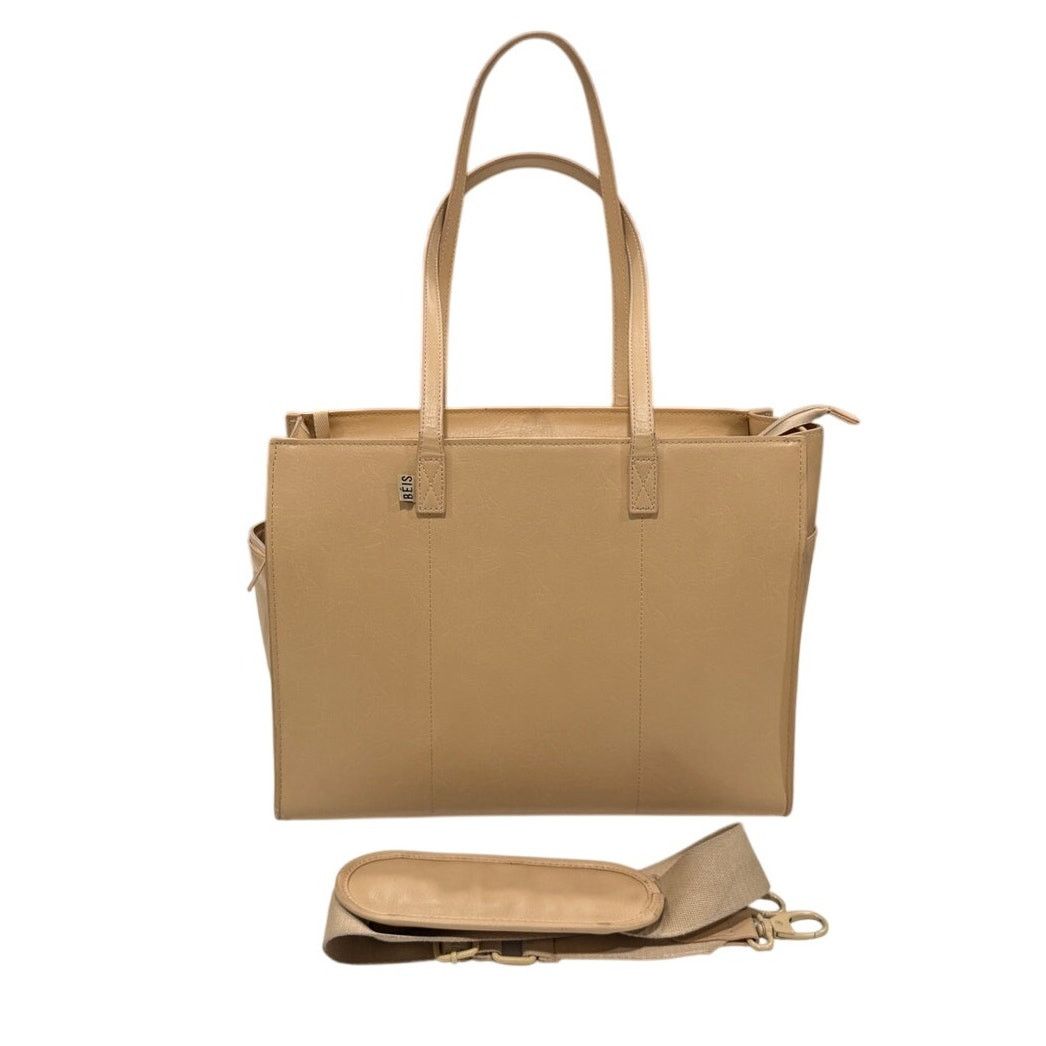 Other BEIS Beige Work Vegan Leather Tote Bag Size ONE SIZE - 2 Thumbnail
