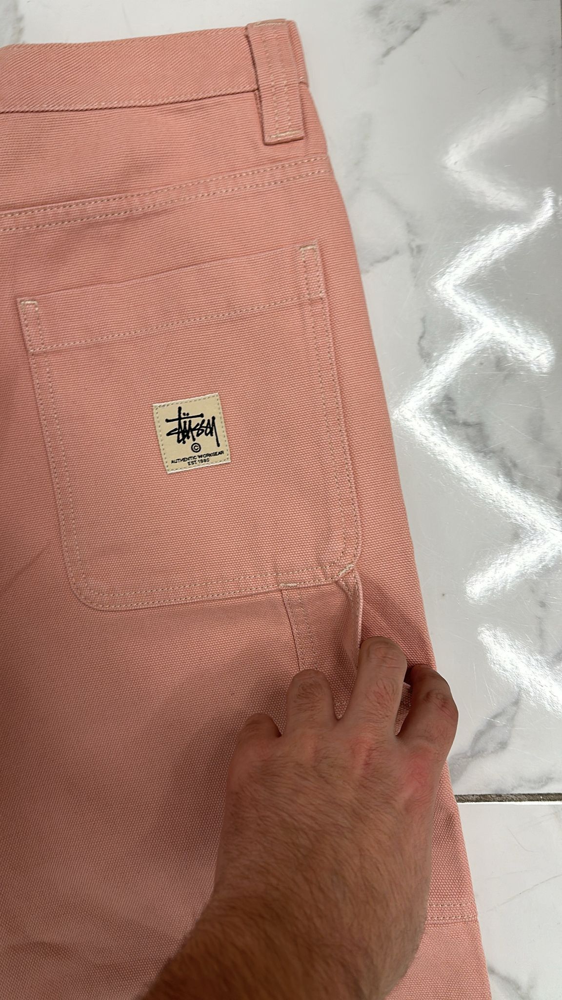 Stussy Stussy Double Knee Work Pant in Pink Size US 32 / EU 48 - 5 Thumbnail
