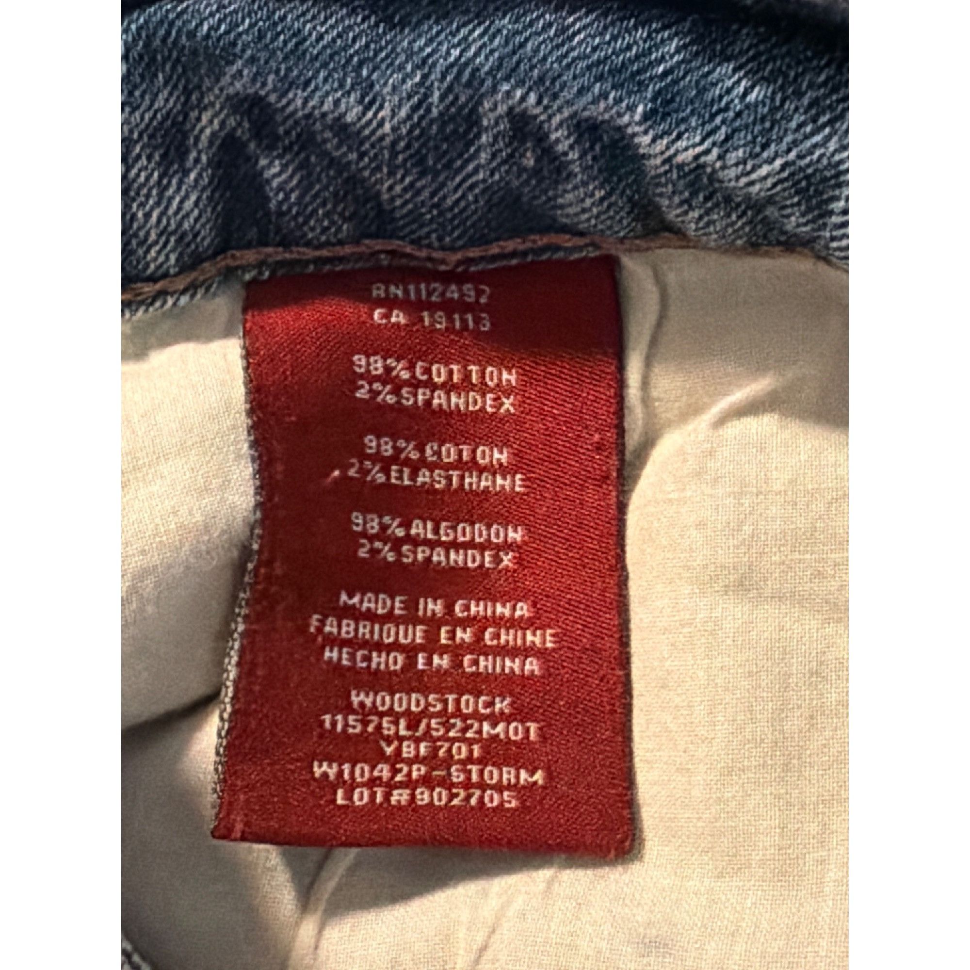 Other Made of True Originals Moto Woodstock Blue Denim Jeans Strai Size 32" / US 10 / IT 46 - 6 Thumbnail