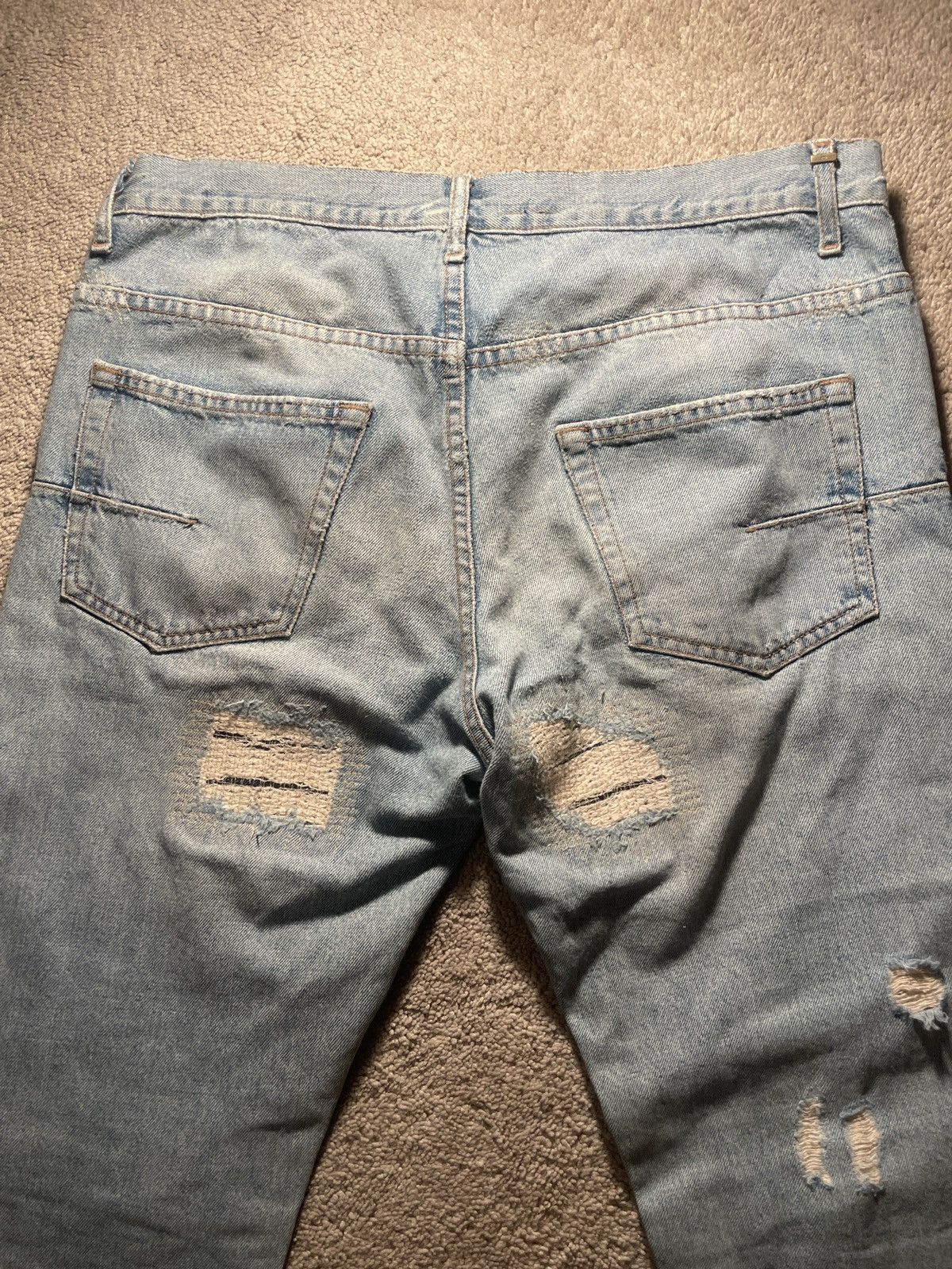 Hedi Slimane 💥Dior Homme Crash Denim - Hedi Slimane, SS06 Size US 31 - 5 Thumbnail
