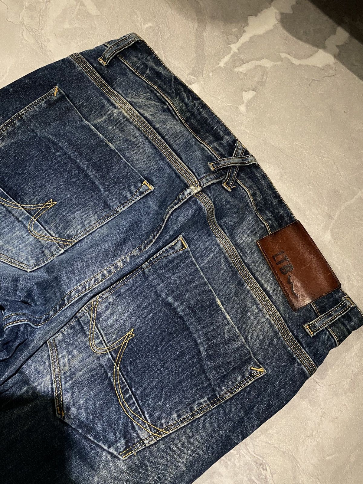 Japanese Brand Archive Washed Darkwear Slim Denim / Japan Vibe Size US 33 - 6 Thumbnail
