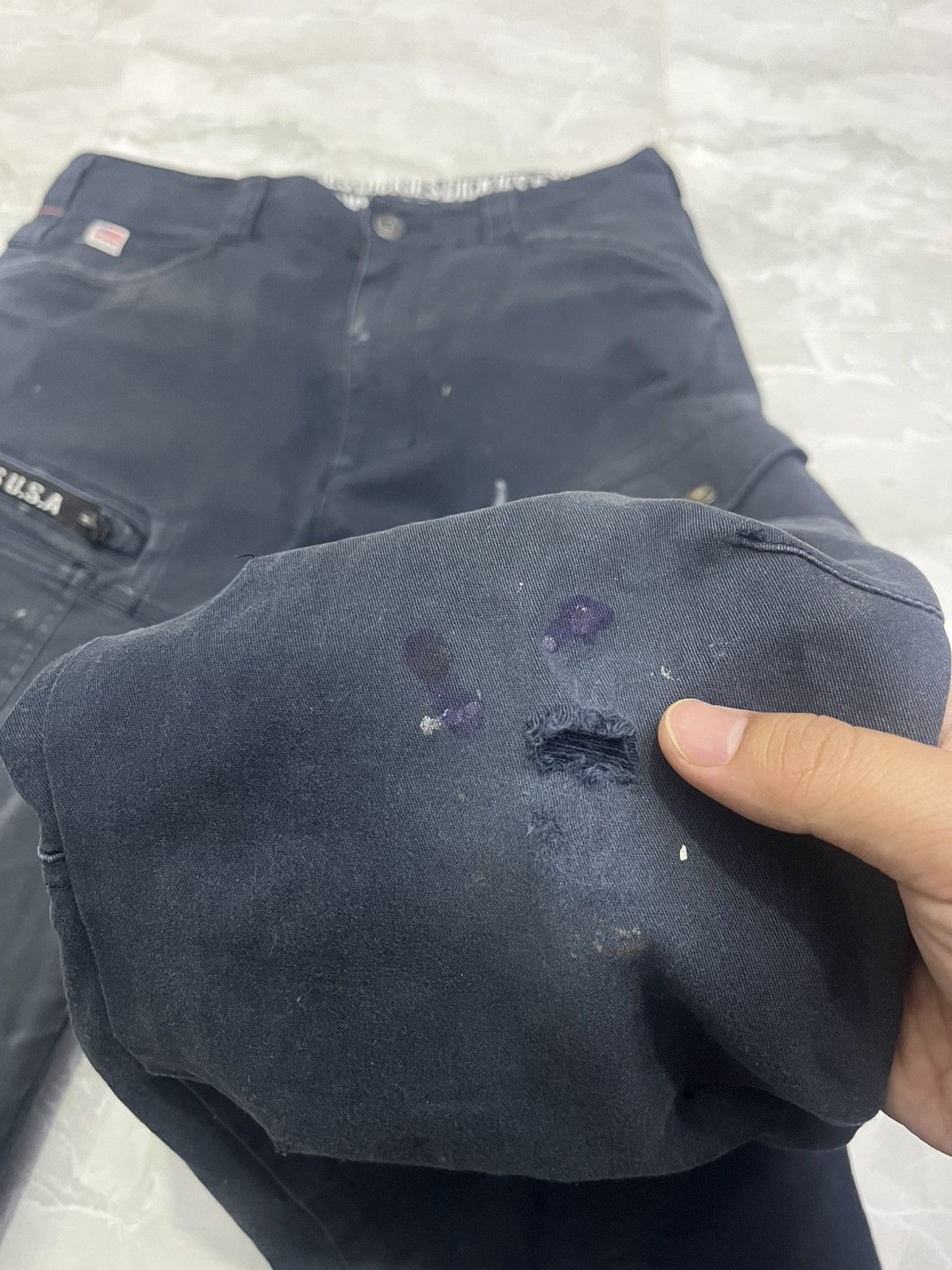 Dickies Dickies Texas USA Slim Fit Work Pants Navy Size US 32 / EU 48 - 9 Thumbnail