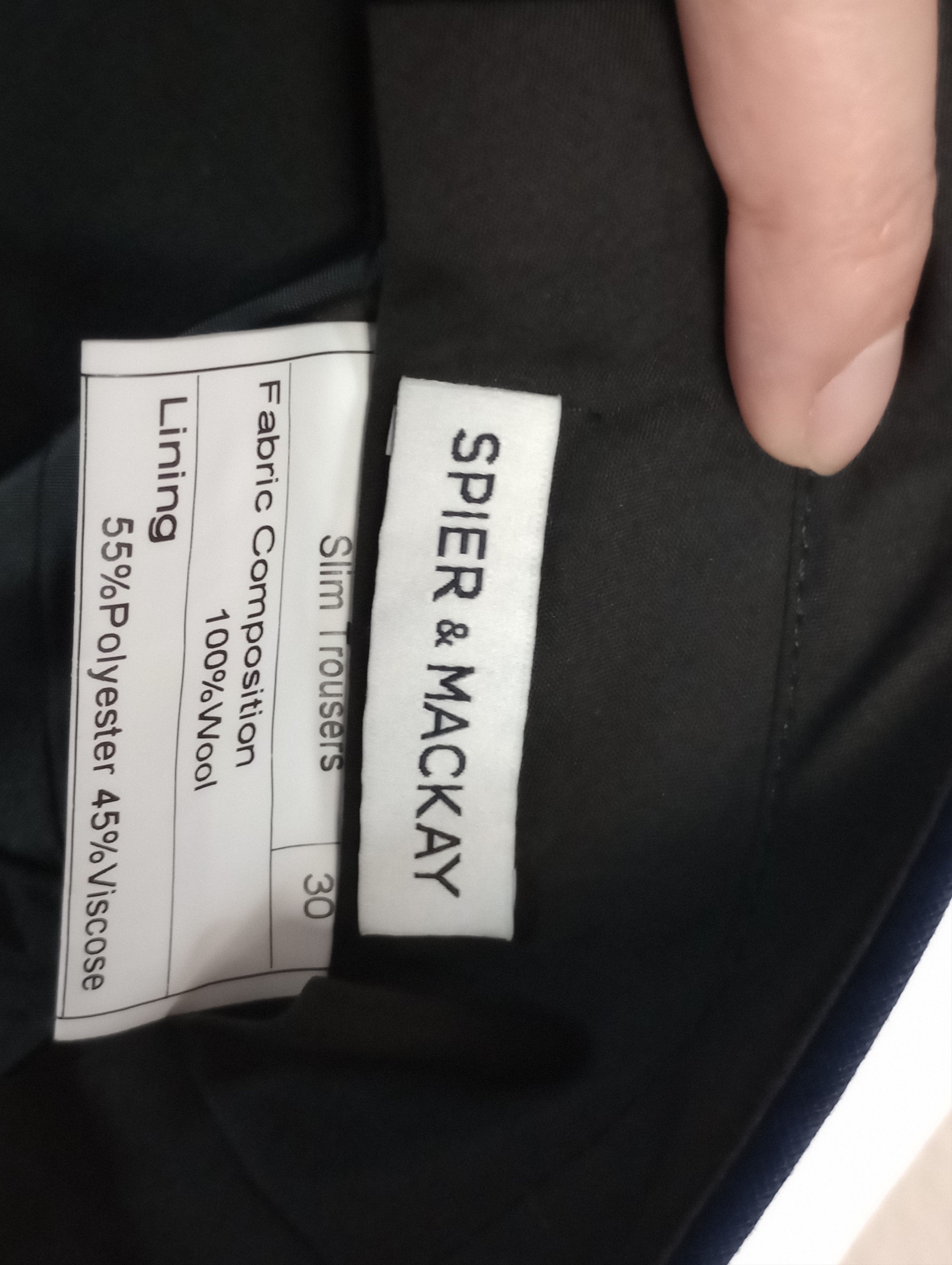 Spier & Mackay Spier And Mackay Slim Trouser W30 - Indigo Blue Size 36R - 7 Thumbnail