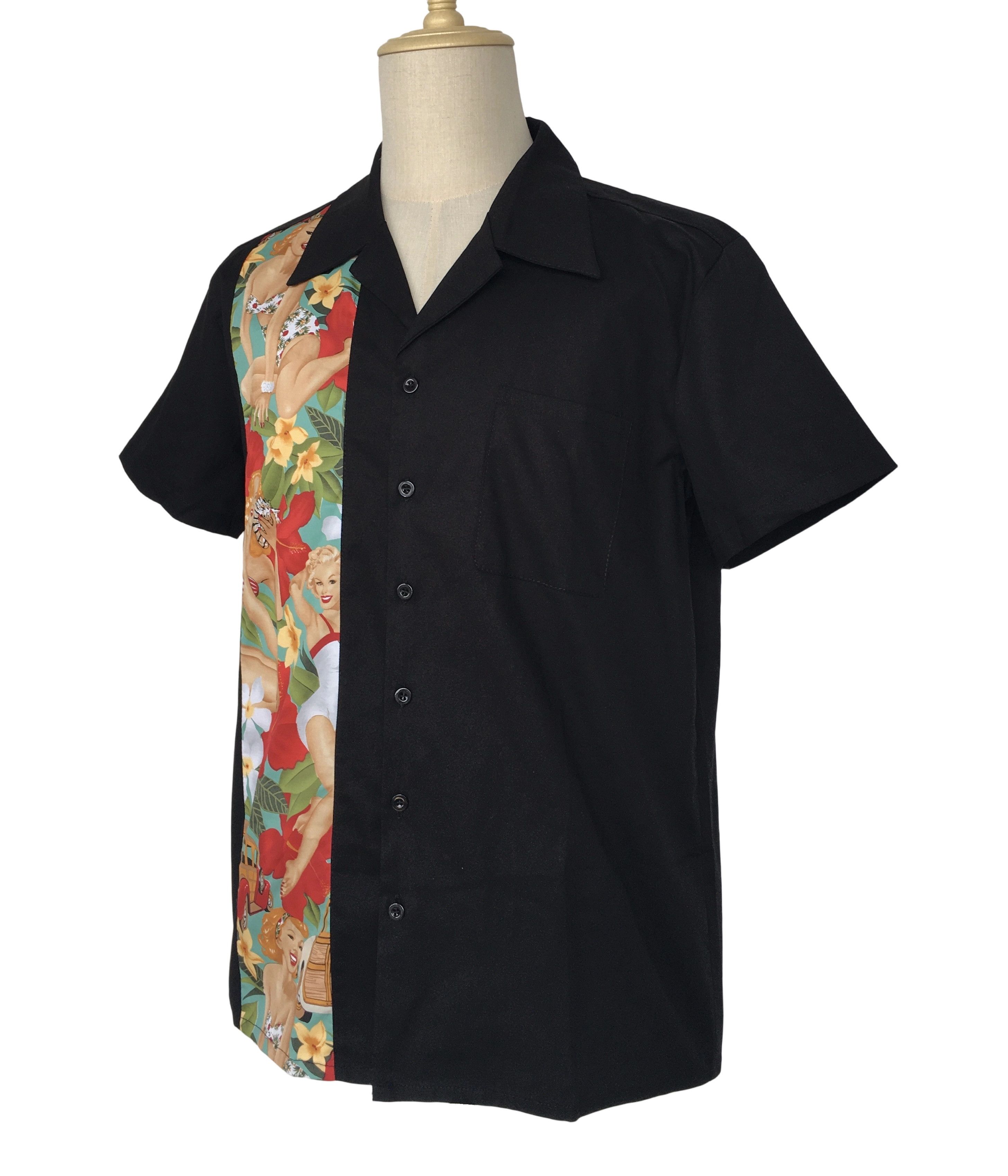 Other Men's Casual Shirts 1950's Retro Vintage Tops Cars Pattern Size US XXL / EU 58 / 5 - 3 Thumbnail