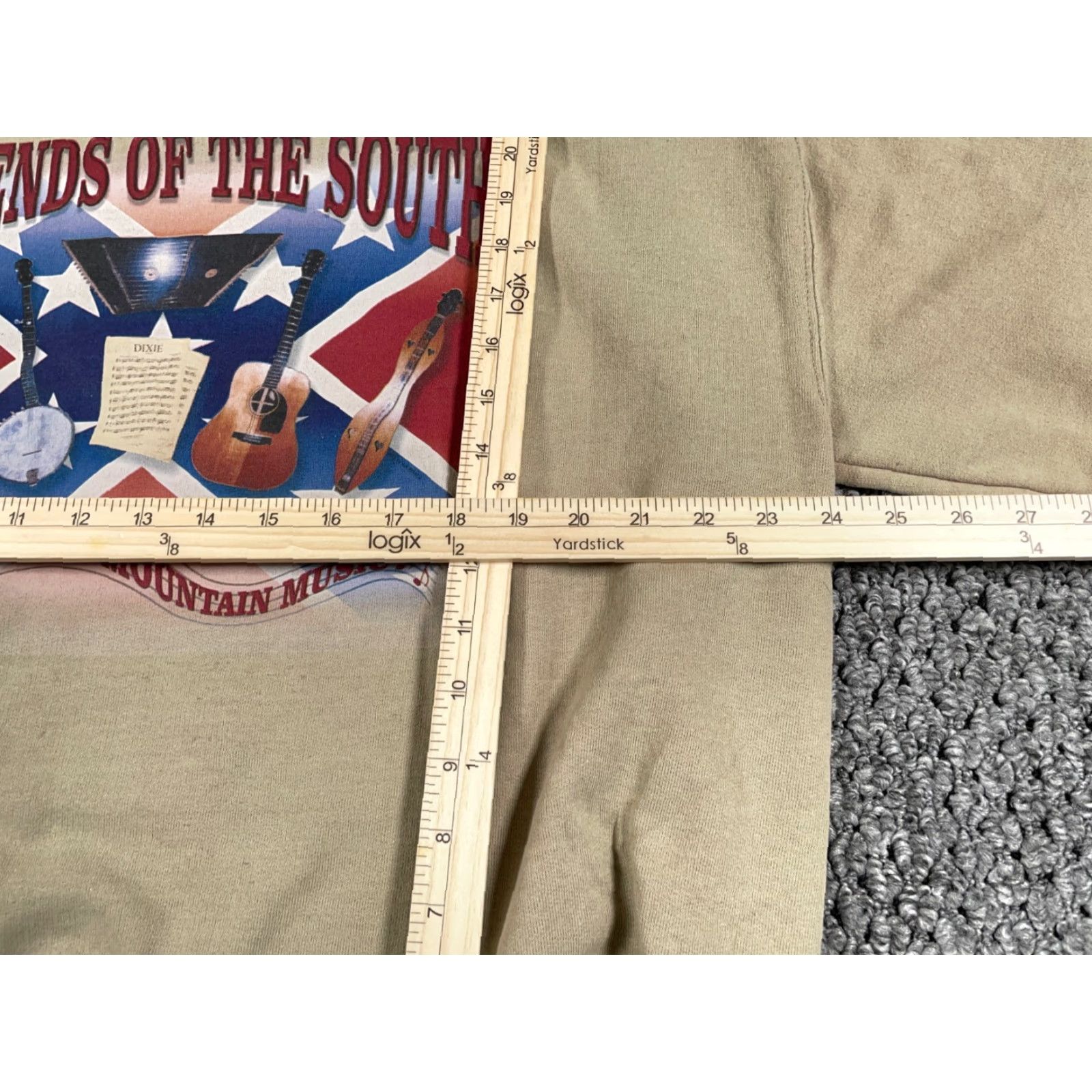Jerzees VINTAGE Jerzees Legends of the South Sweatshirt Adult XL Beige 90s Music Retro Mens Size US XL / EU 56 / 4 - 6 Thumbnail