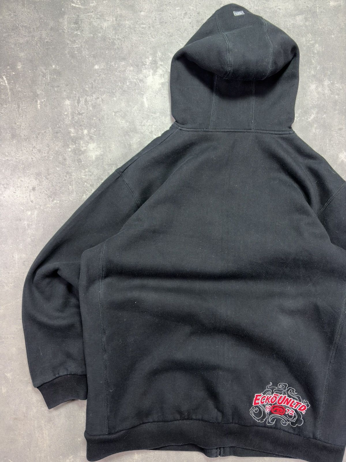 Ecko Unltd. 00s Ecko Unltd. Reversible AOP Printed Baggy Zip Hoodie XXL Size US XXL / EU 58 / 5 - 10 Thumbnail